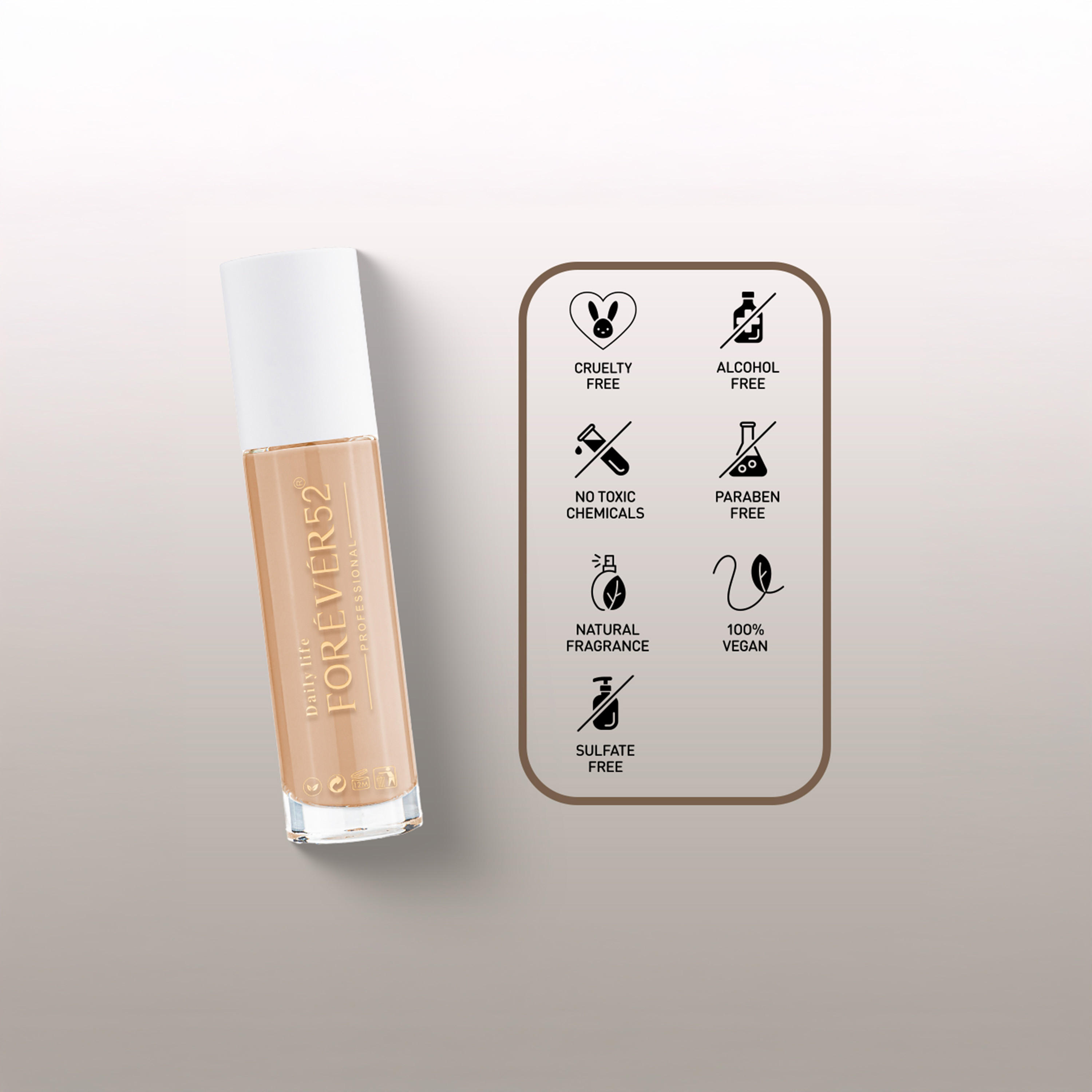 Daily life FOREVER52 Professional Luxe Matte Liquid Foundation - 30 ml-beautyandpersonalcare-makeup-face-foundations-image-3