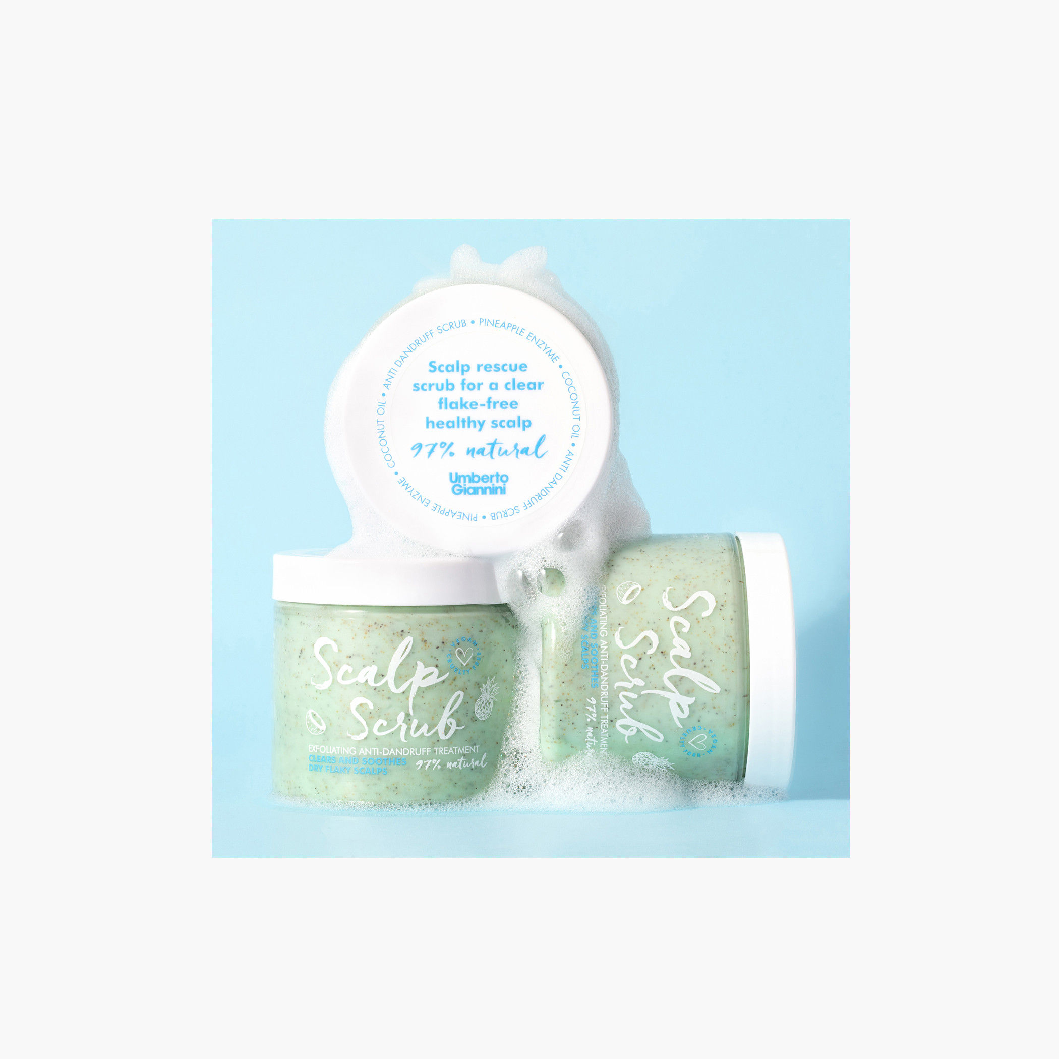 Umberto Giannini Scalp Scrub - 200 gms-beautyandpersonalcare-hair-haircare-hairmasksandcreams-image-1