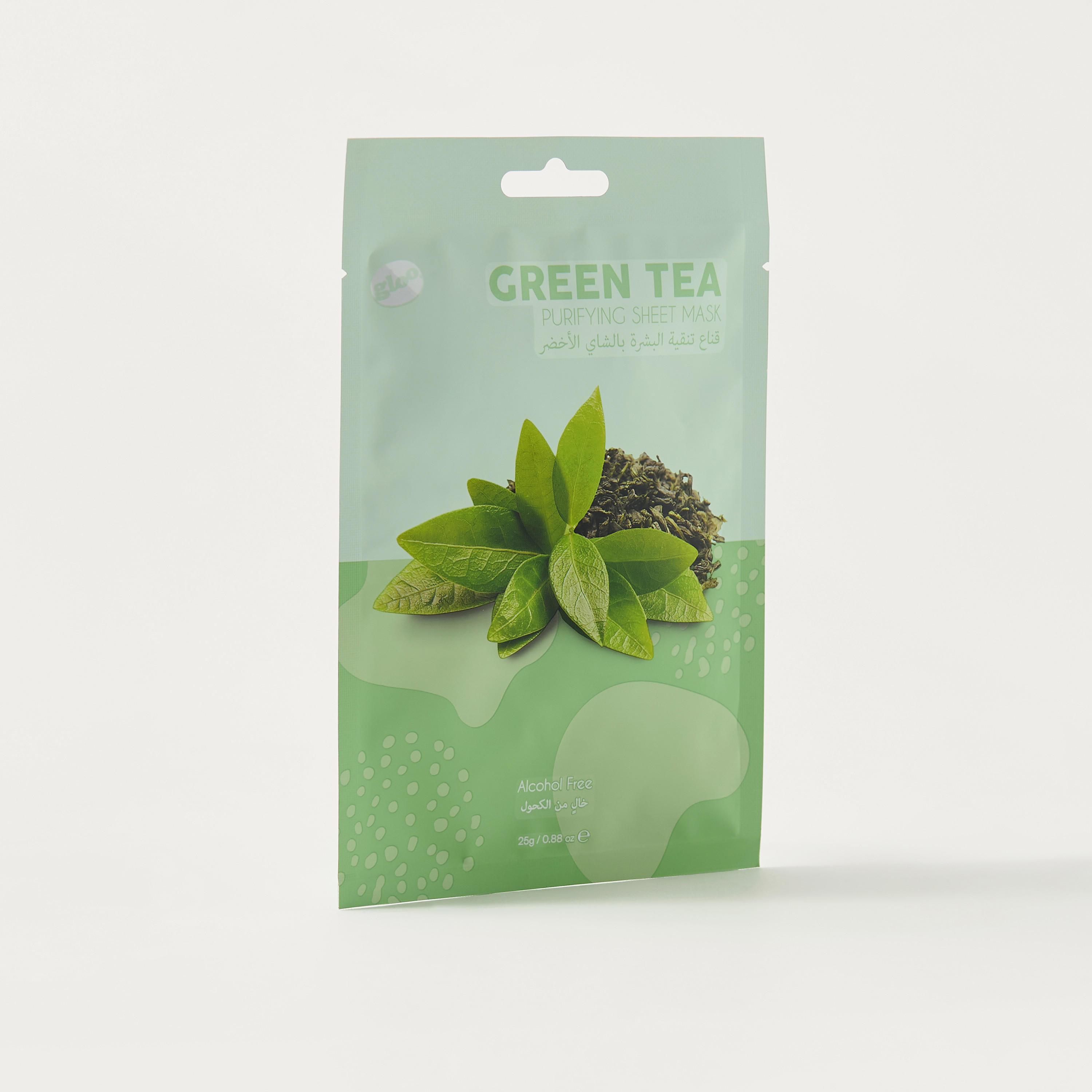 GLOO Green Tea Purifying Sheet Mask - 25 gms-beautyandpersonalcare-kbeauty-skin-masks-sheetmask-image-2