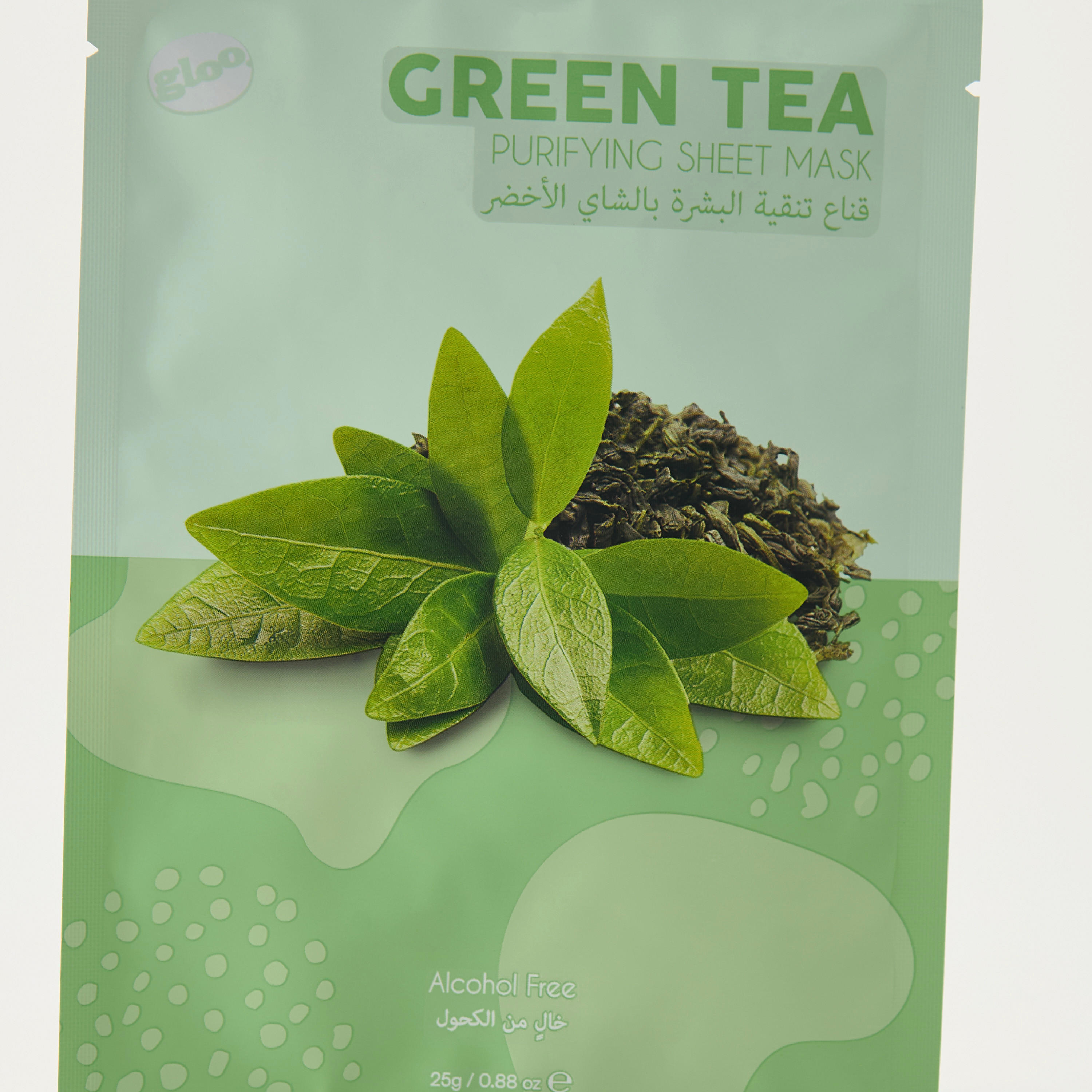 GLOO Green Tea Purifying Sheet Mask - 25 gms-beautyandpersonalcare-kbeauty-skin-masks-sheetmask-image-3