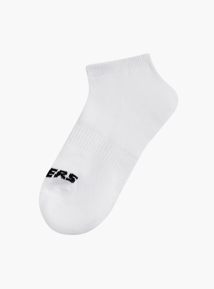 Skechers Logo Print Ankle Length Socks - Set of 3-girls-accessories-socks-image-2