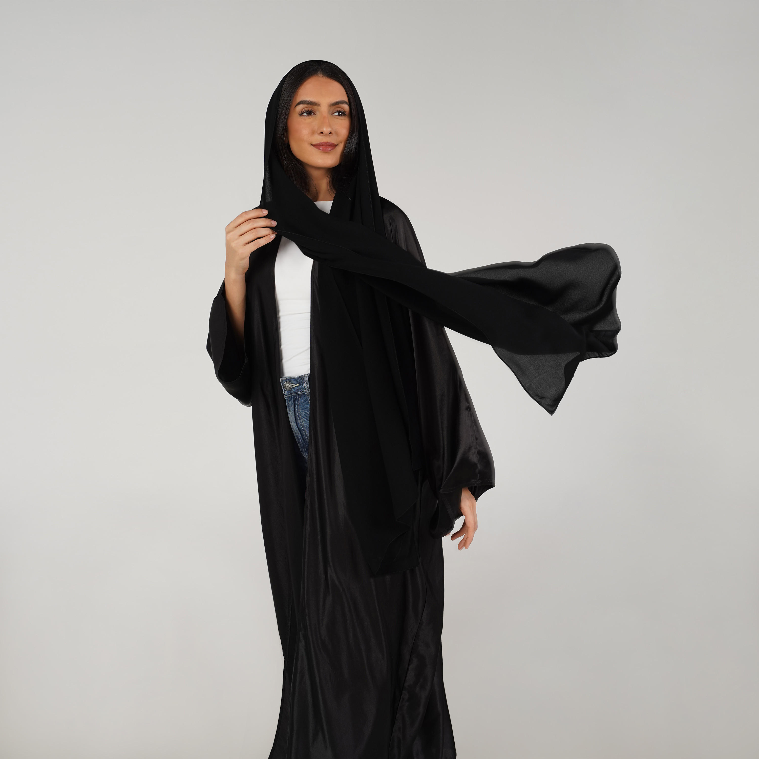 Zora Solid Hijabs -women-arabicclothing-headscarf-hijab-image-1