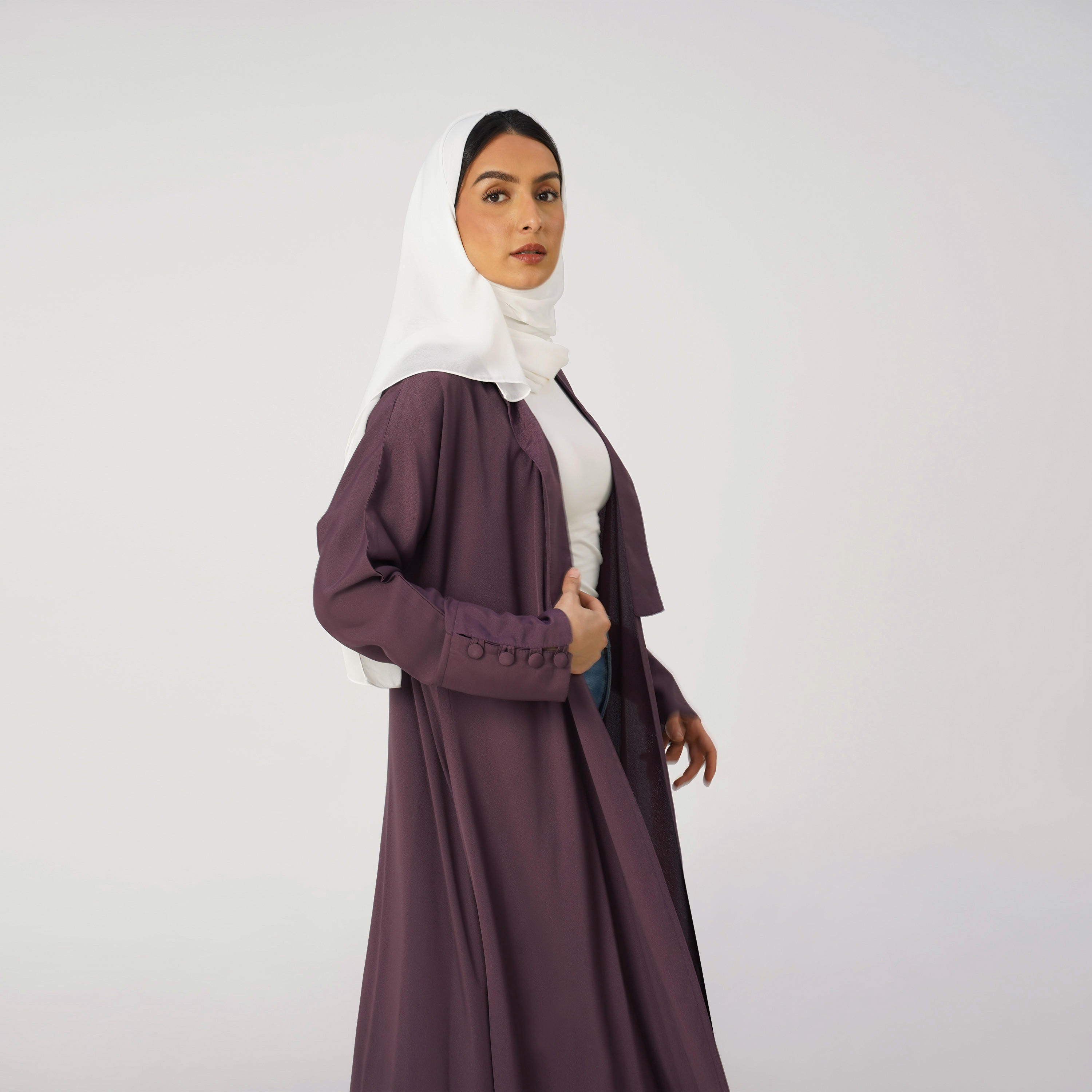 Zora Solid Hijabs -women-arabicclothing-headscarf-hijab-image-4