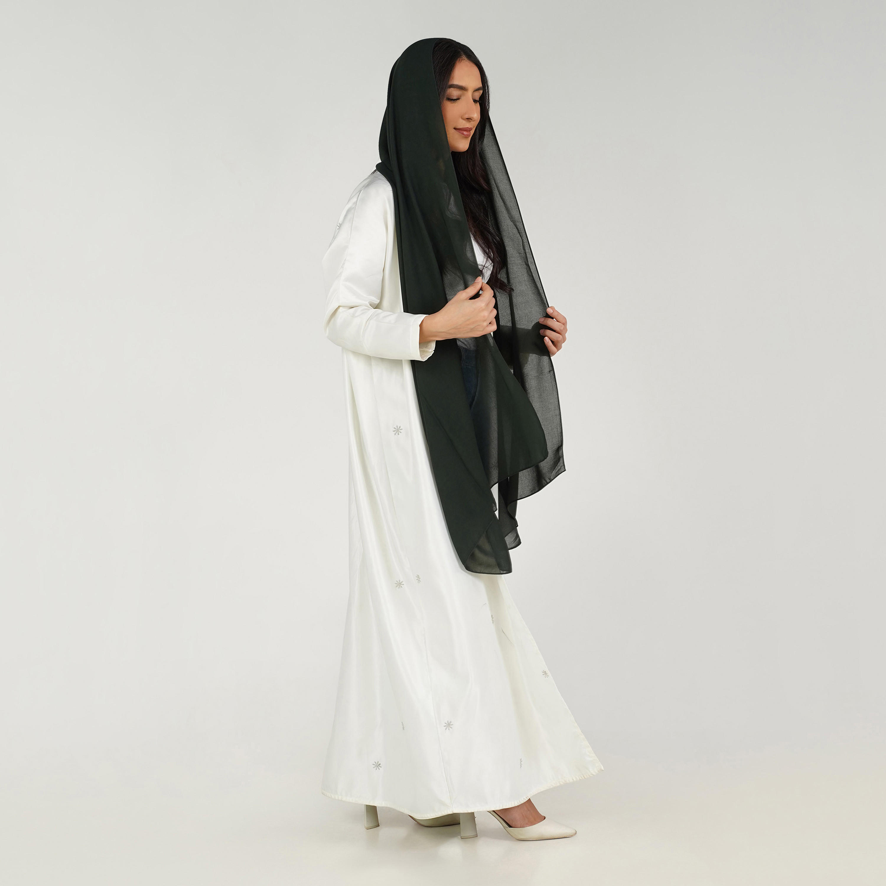 Zora Solid Hijabs -women-arabicclothing-headscarf-hijab-image-1