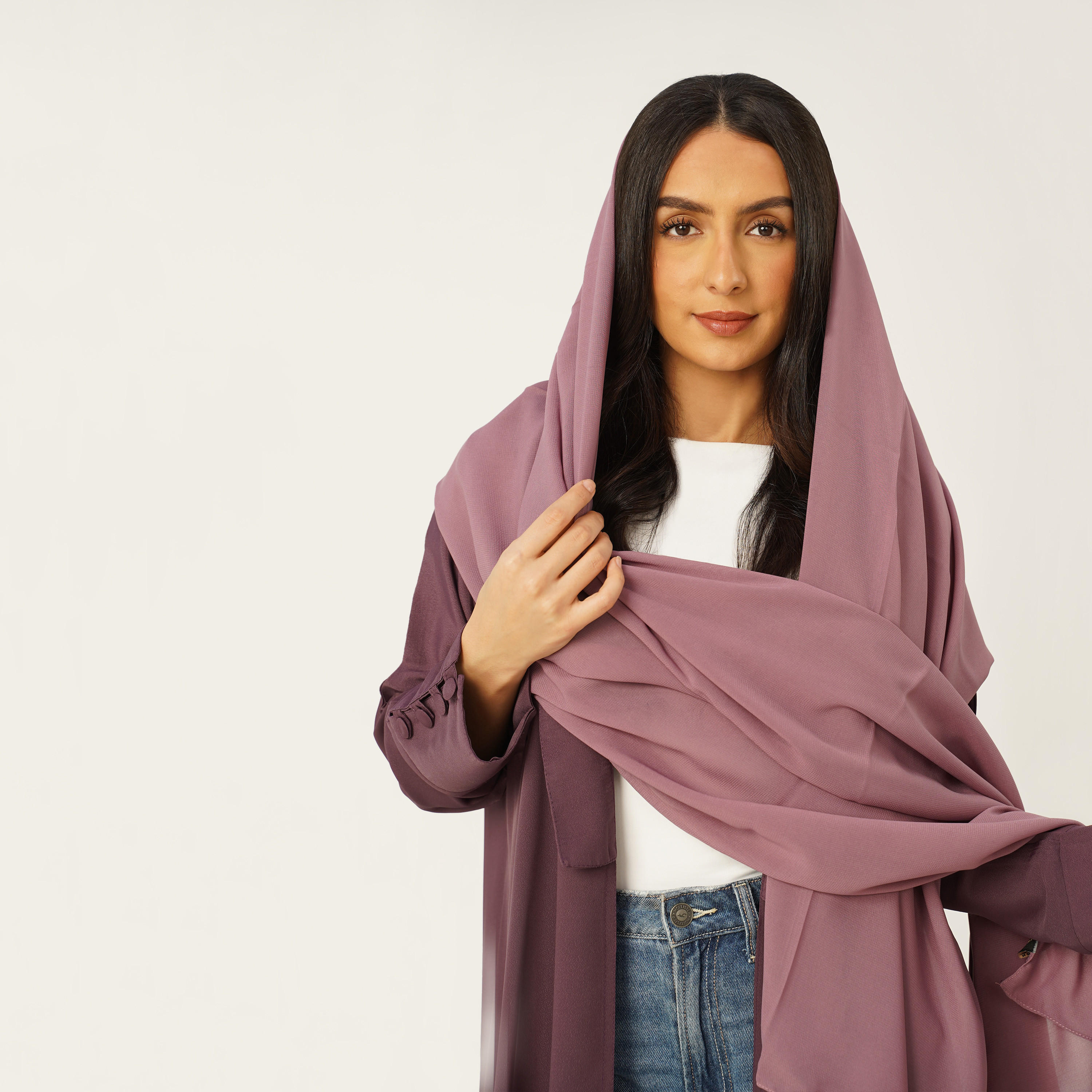 Zora Solid Hijabs -women-arabicclothing-headscarf-hijab-image-2