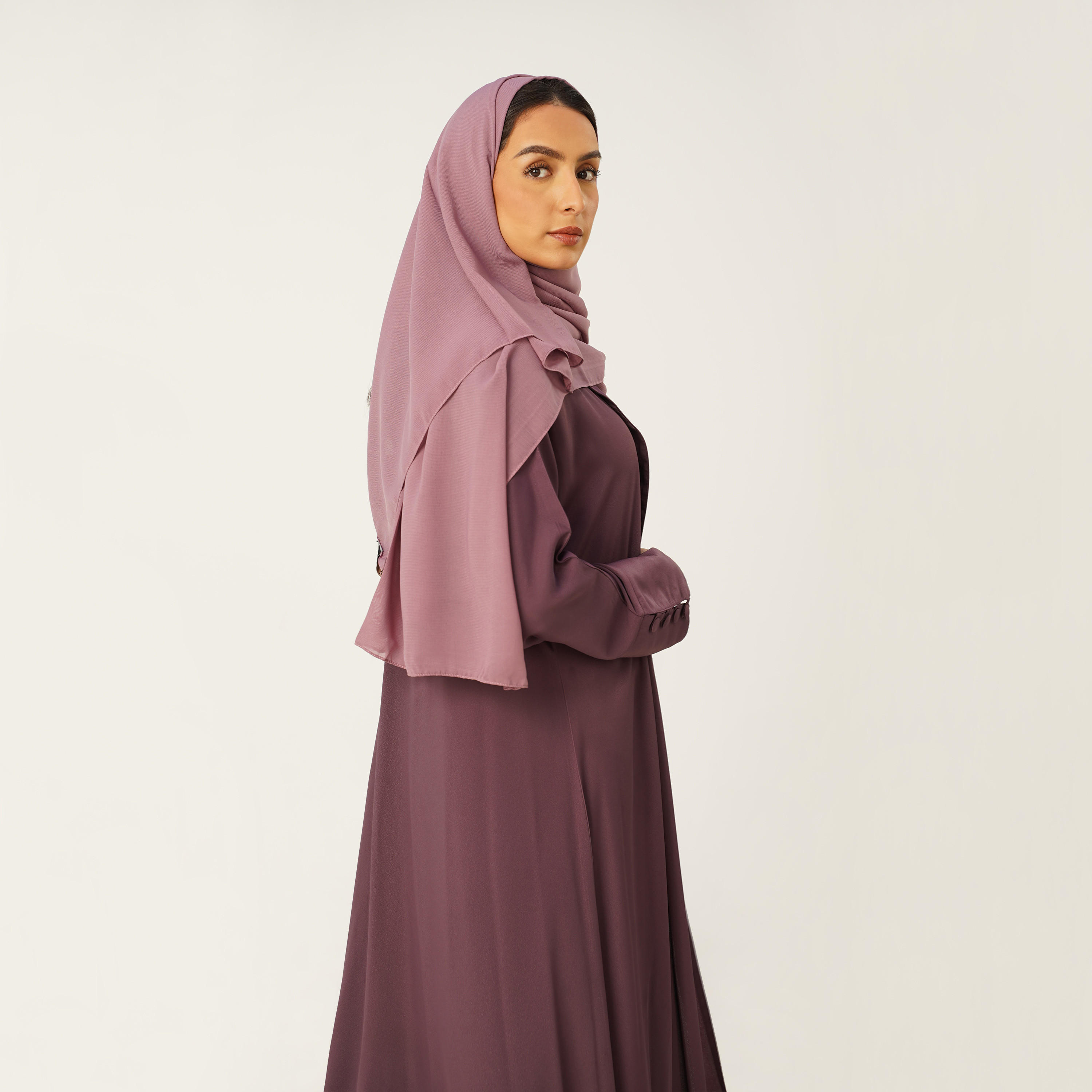 Zora Solid Hijabs -women-arabicclothing-headscarf-hijab-image-3
