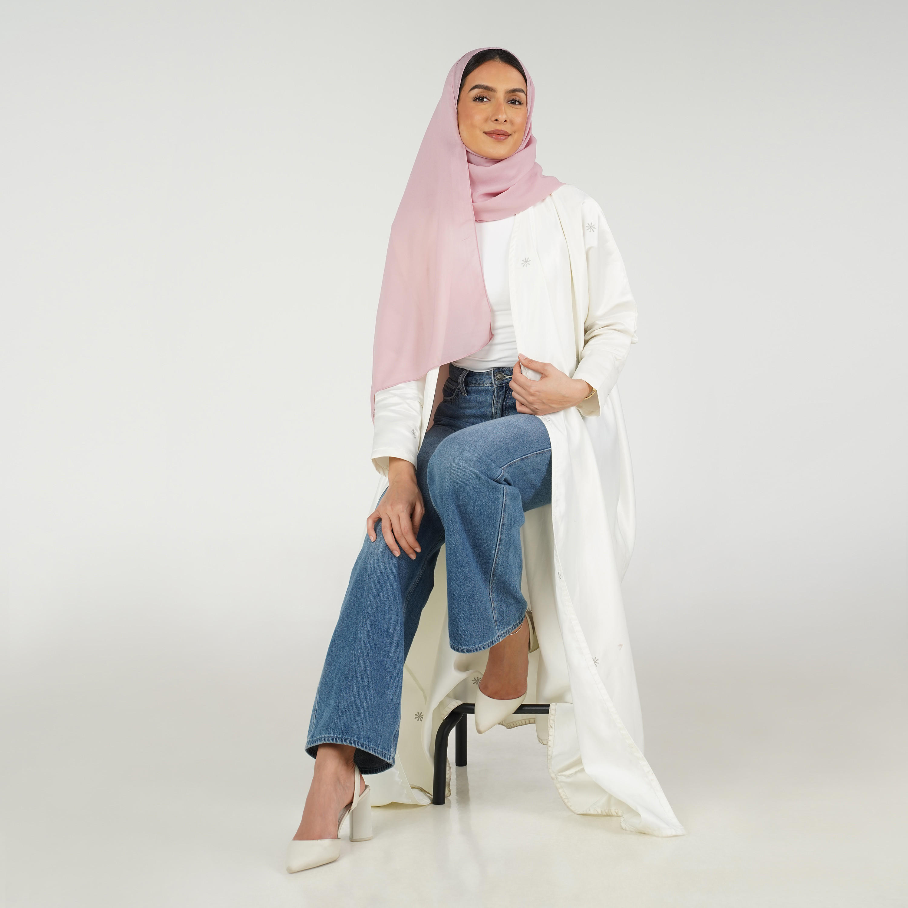 Zora Solid Hijabs -women-arabicclothing-headscarf-hijab-image-3