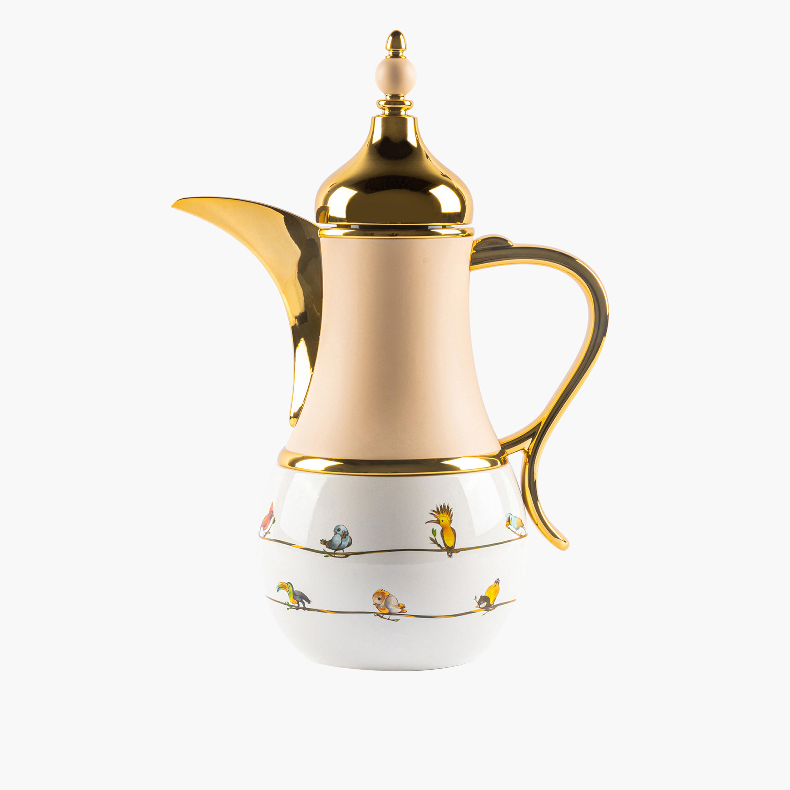 ترمس بطبعات عصافير من أوتانتيك أسراب - 1 لتر-household-dining-teaandcoffee-vacuumflaskscoffeeandteapots-image-1