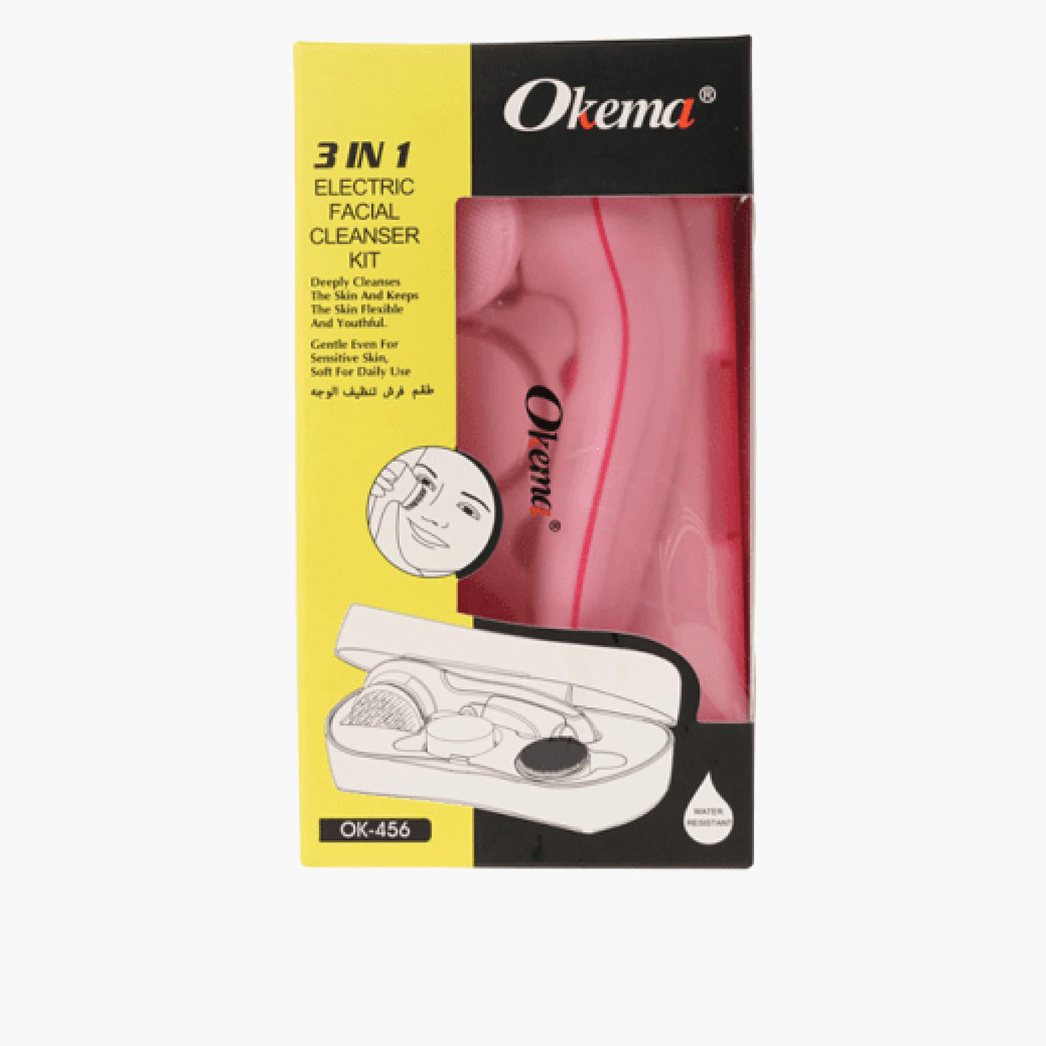 Okema 3-in-1 Electrical Facial Cleanser Kit-beautyandpersonalcare-skin-cleansers-facewashandcleansers-image-7
