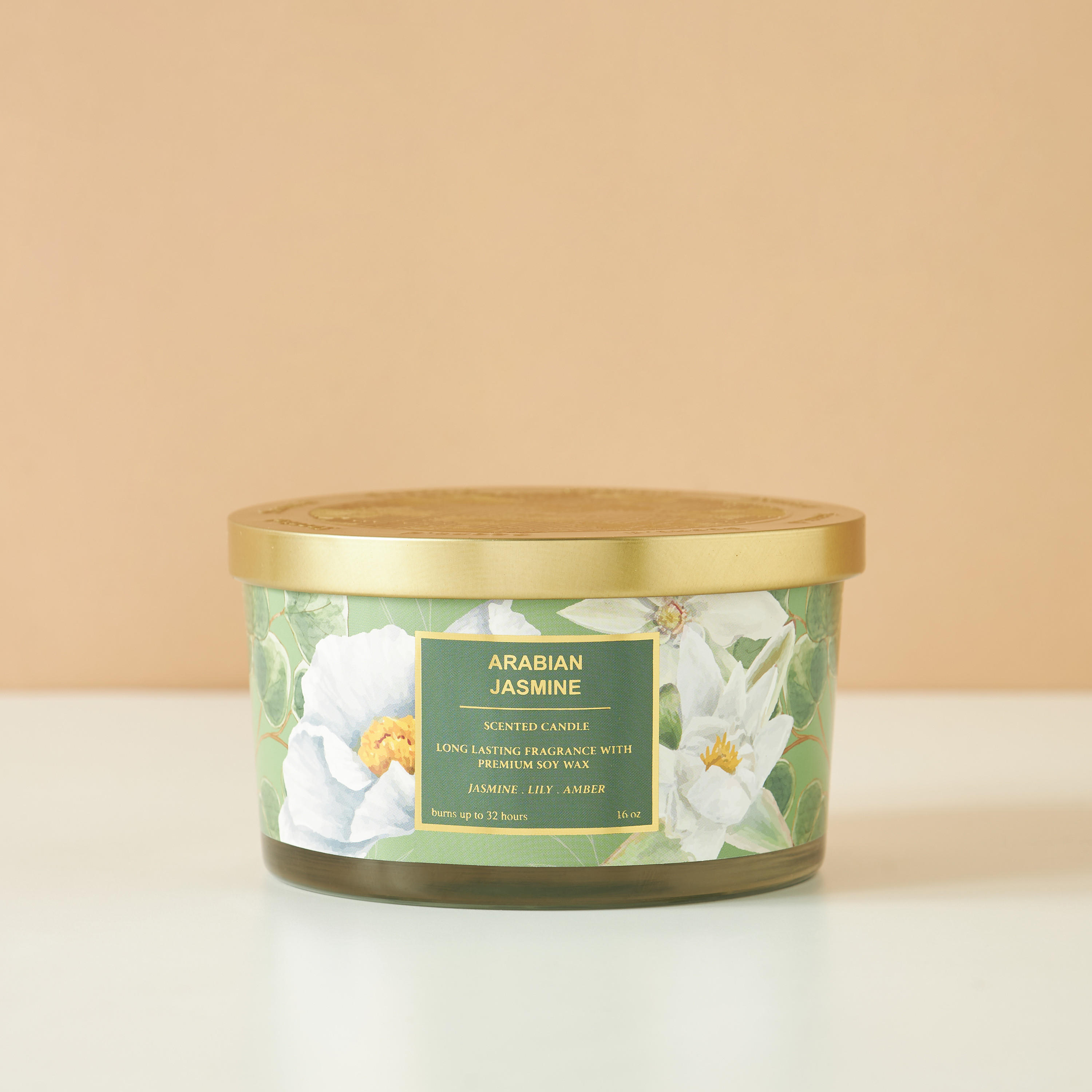 Scent.d Fresh Cotton 3-Wick Jar Candle - 450 gms-household-homefragrance-candles-image-2