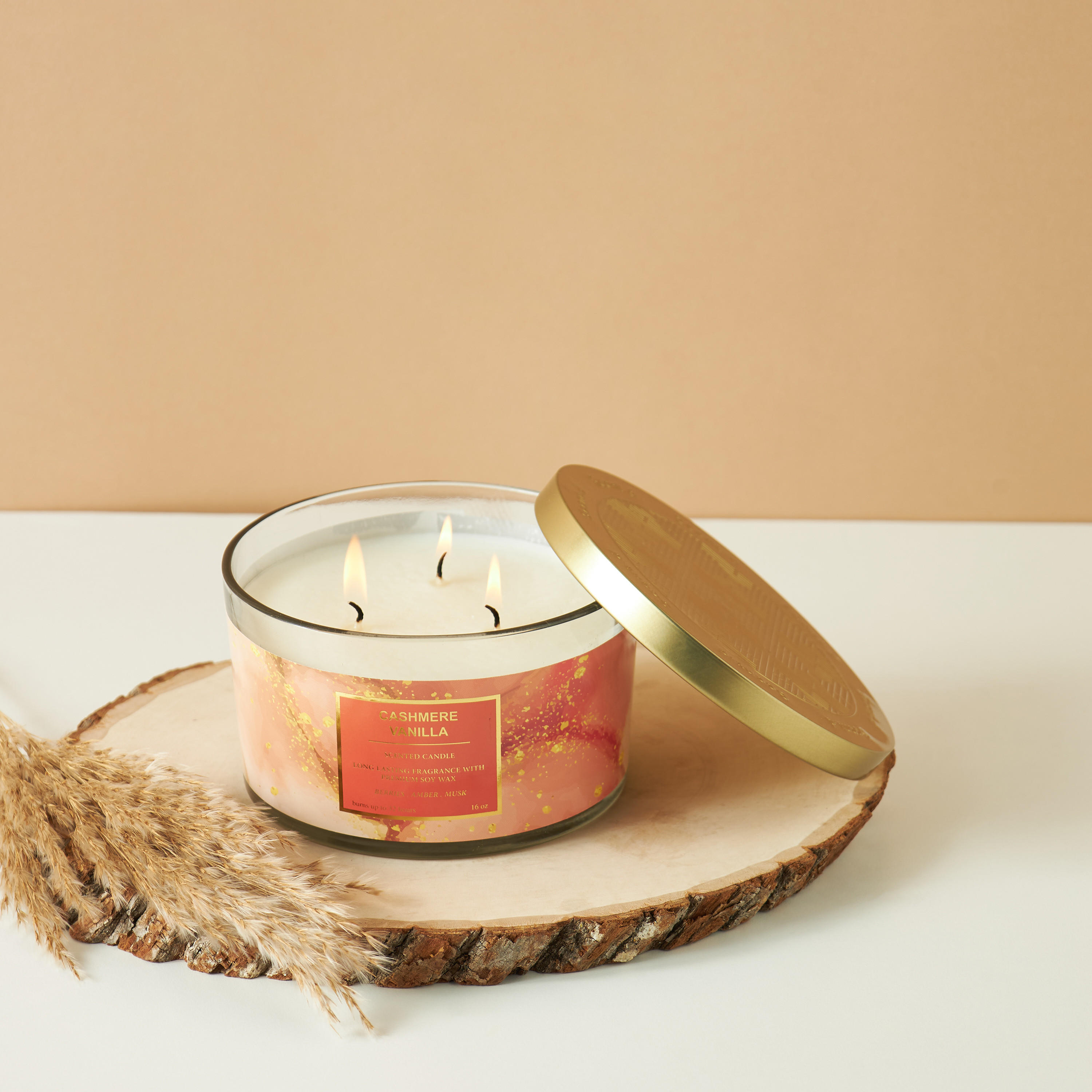 Scent.d Fresh Cotton 3-Wick Jar Candle - 450 gms-household-homefragrance-candles-image-1