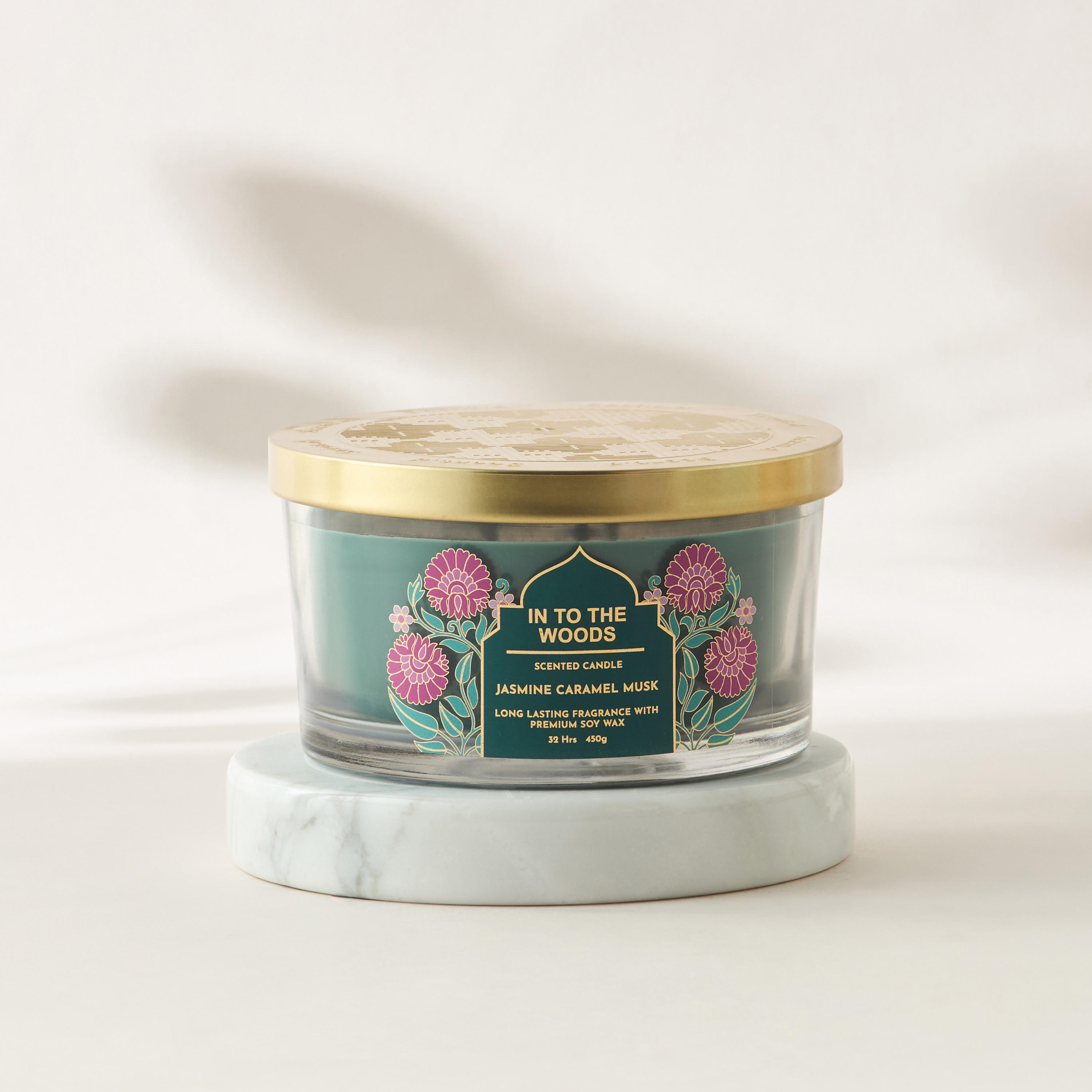 Scent.d Fresh Cotton 3-Wick Jar Candle - 450 gms-household-homefragrance-candles-image-2