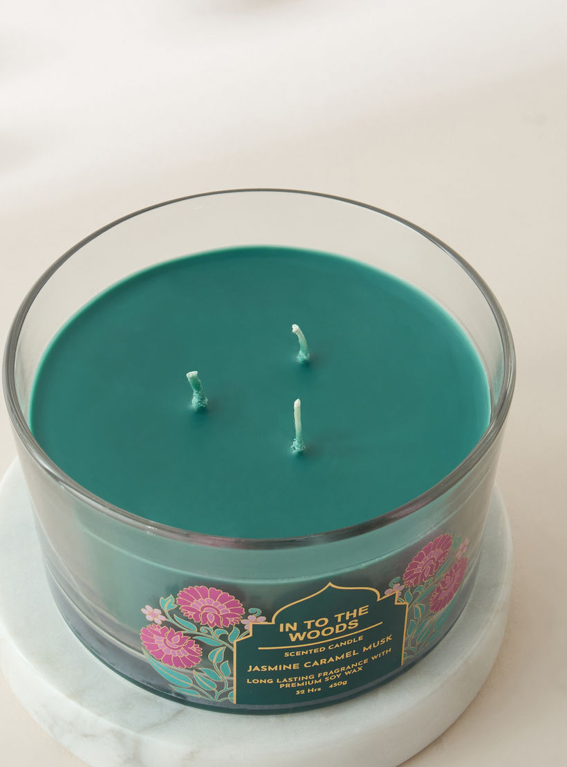 Scent.d Fresh Cotton 3-Wick Jar Candle - 450 gms-household-homefragrance-candles-image-3