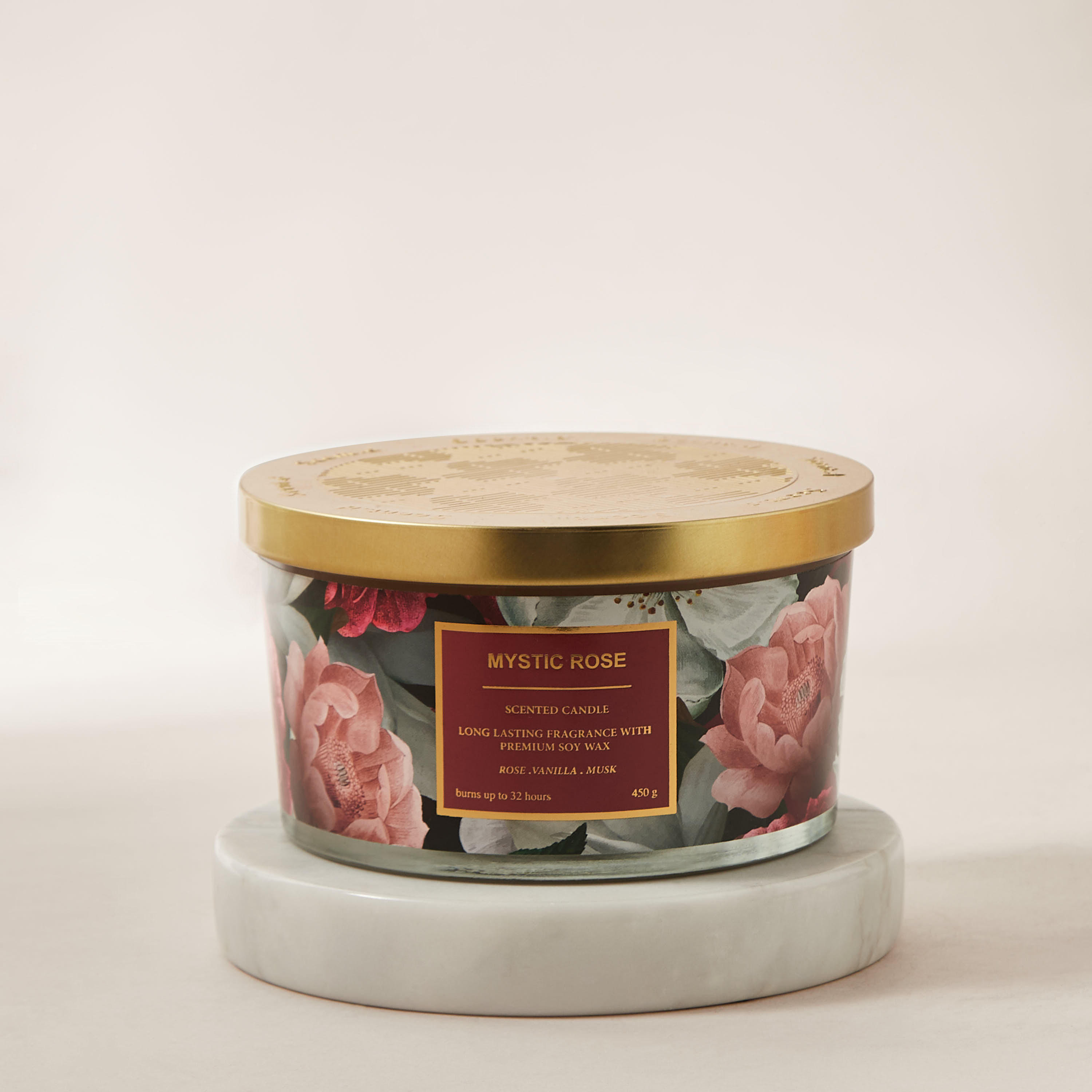 Scent.d Fresh Cotton 3-Wick Jar Candle - 450 gms-household-homefragrance-candles-image-2
