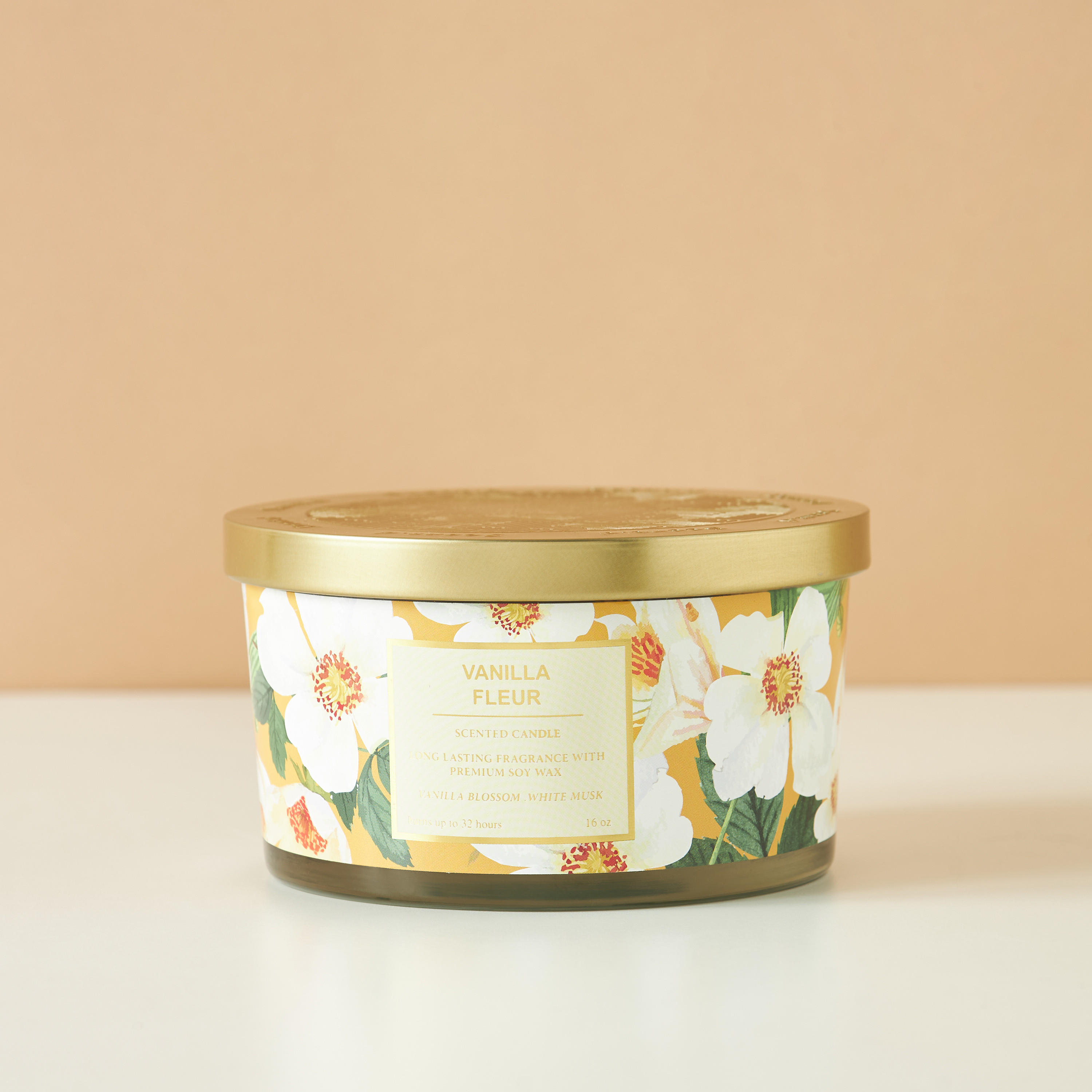 Scent.d Fresh Cotton 3-Wick Jar Candle - 450 gms-household-homefragrance-candles-image-2