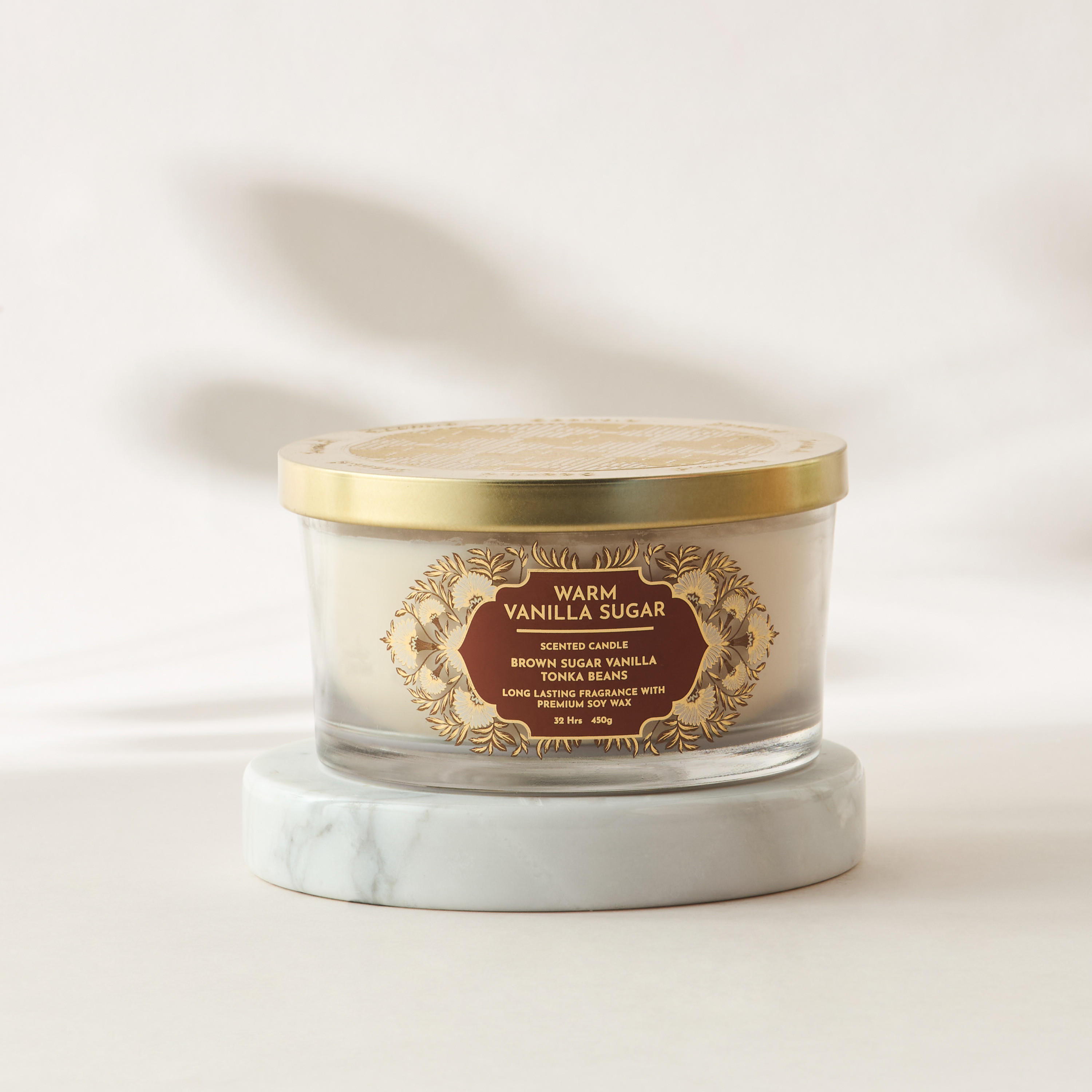 Scent.d Fresh Cotton 3-Wick Jar Candle - 450 gms-household-homefragrance-candles-image-2