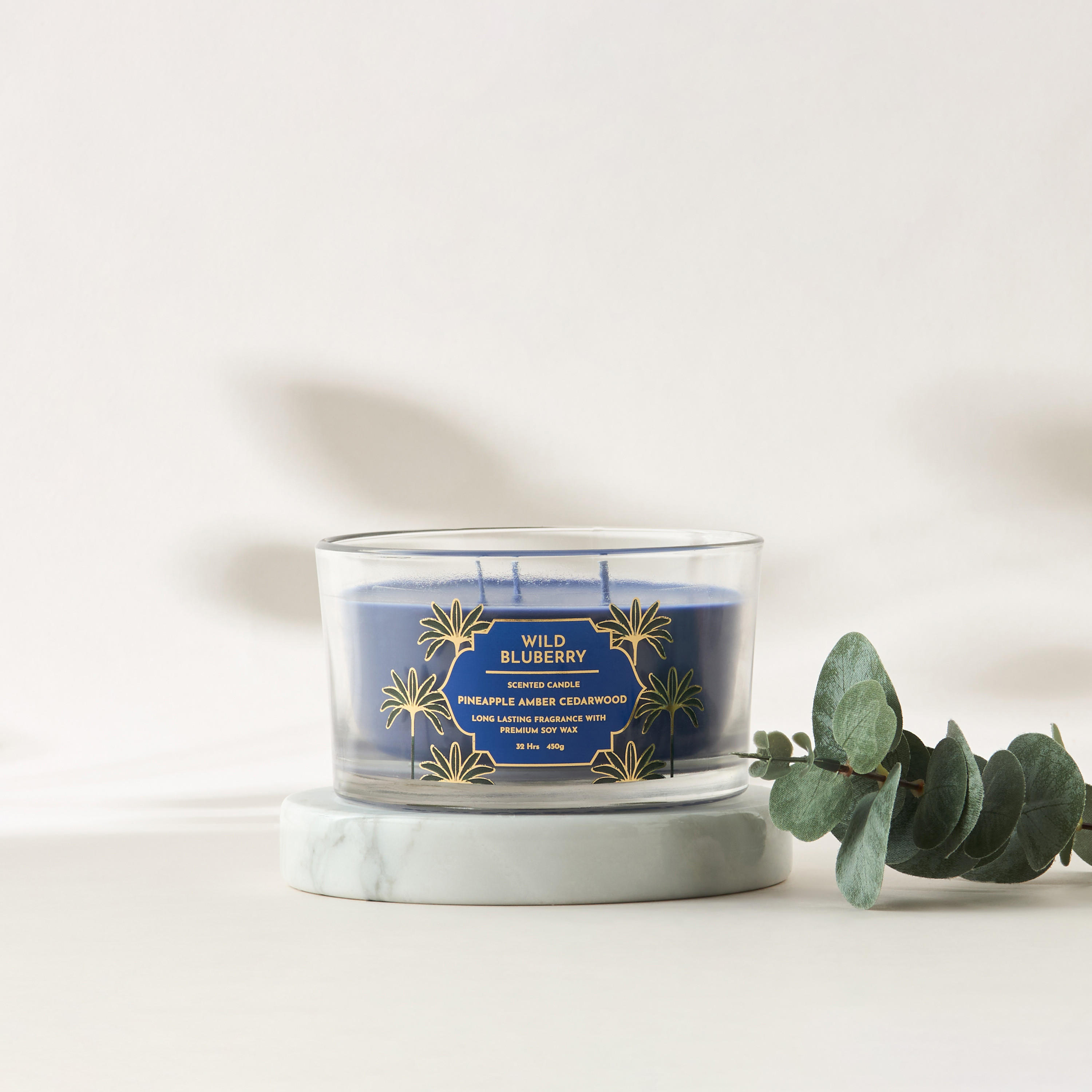 Scent.d Fresh Cotton 3-Wick Jar Candle - 450 gms-household-homefragrance-candles-image-1