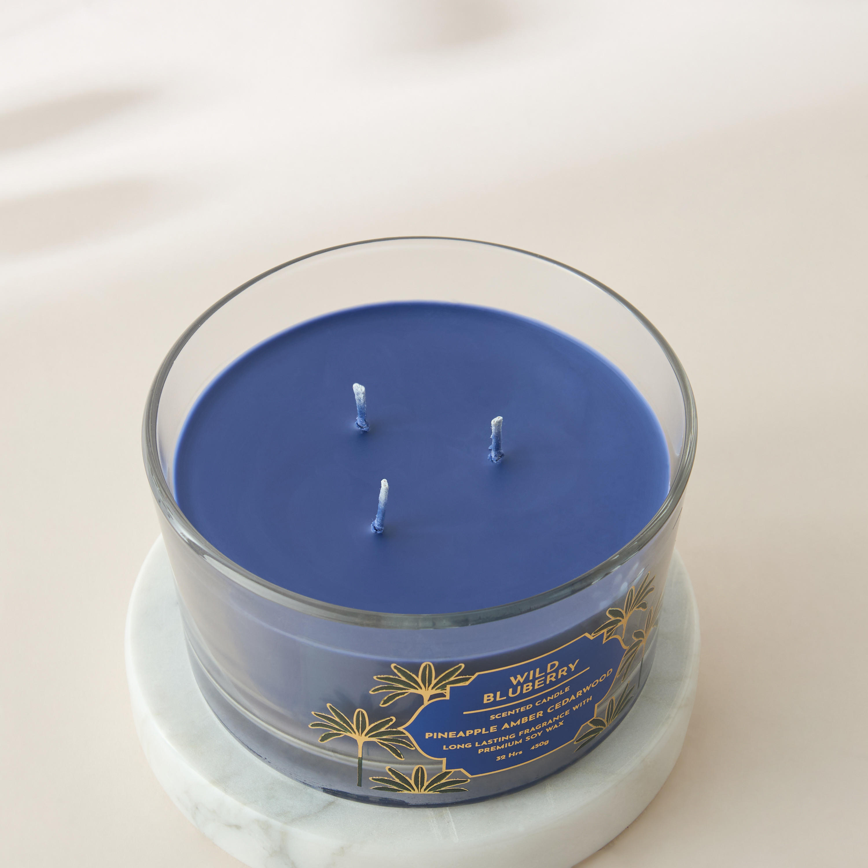 Scent.d Fresh Cotton 3-Wick Jar Candle - 450 gms-household-homefragrance-candles-image-3