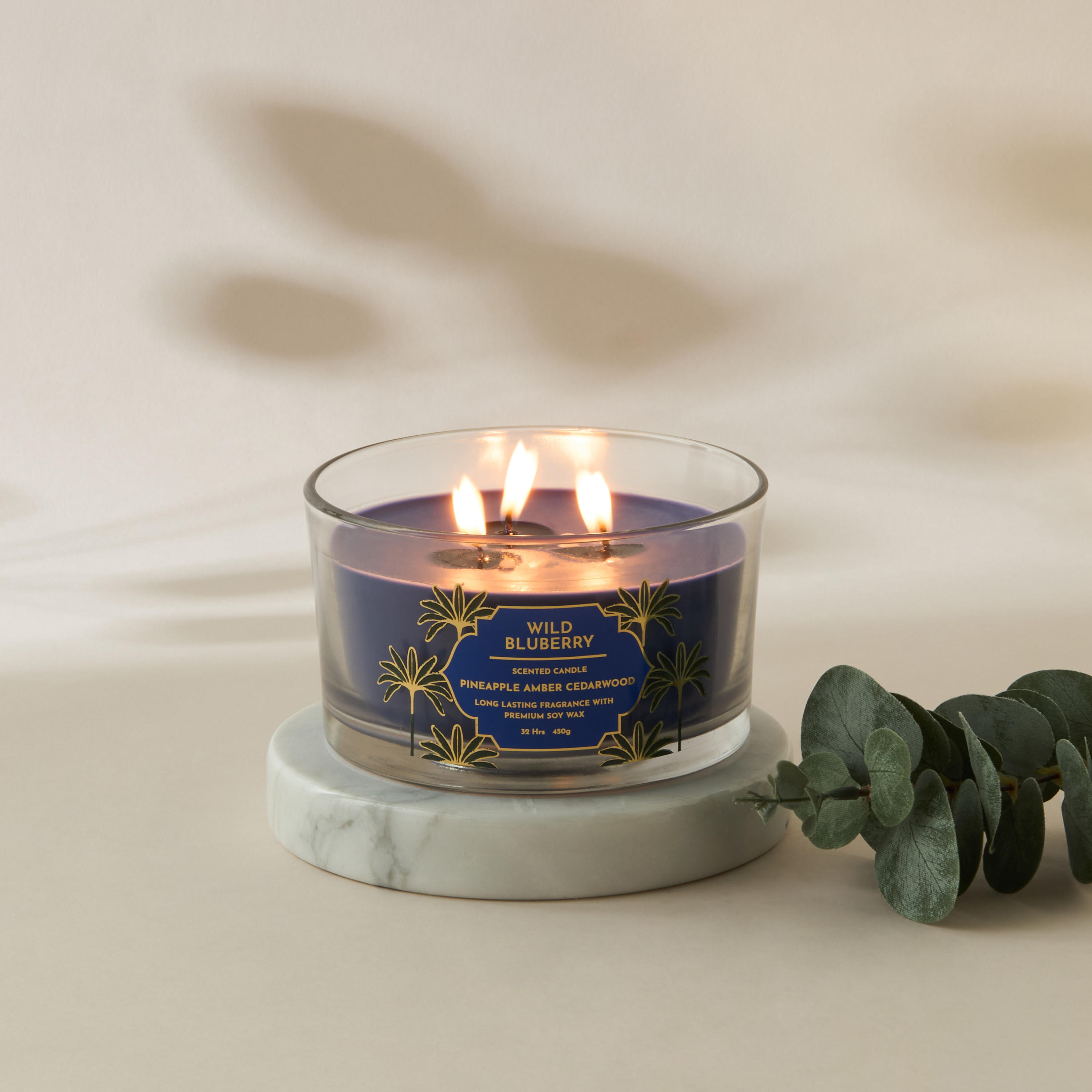 Scent.d Fresh Cotton 3-Wick Jar Candle - 450 gms-household-homefragrance-candles-image-4