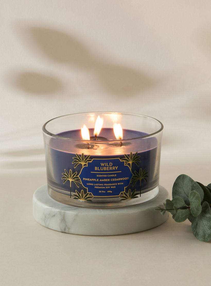 Scent.d Fresh Cotton 3-Wick Jar Candle - 450 gms-household-homefragrance-candles-image-4