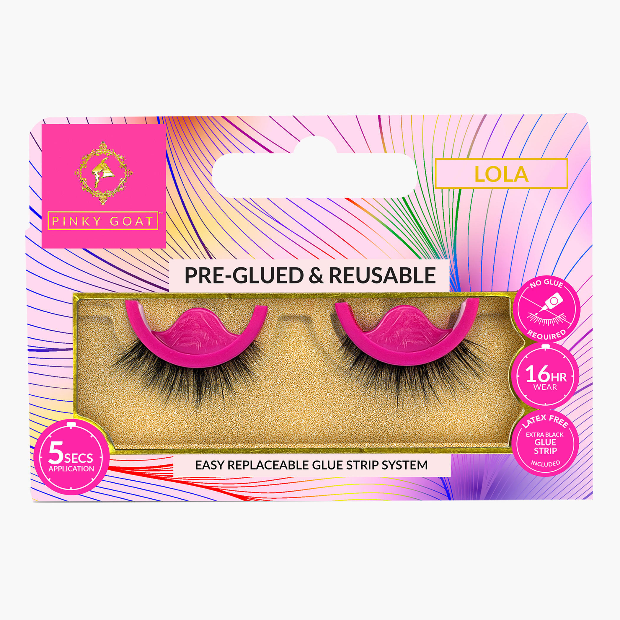 رموش ملصقة مسبقا وقابلة لإعادة الاستخدام من بينكي جوت-beautyandpersonalcare-makeup-eyes-falselashes-image-1