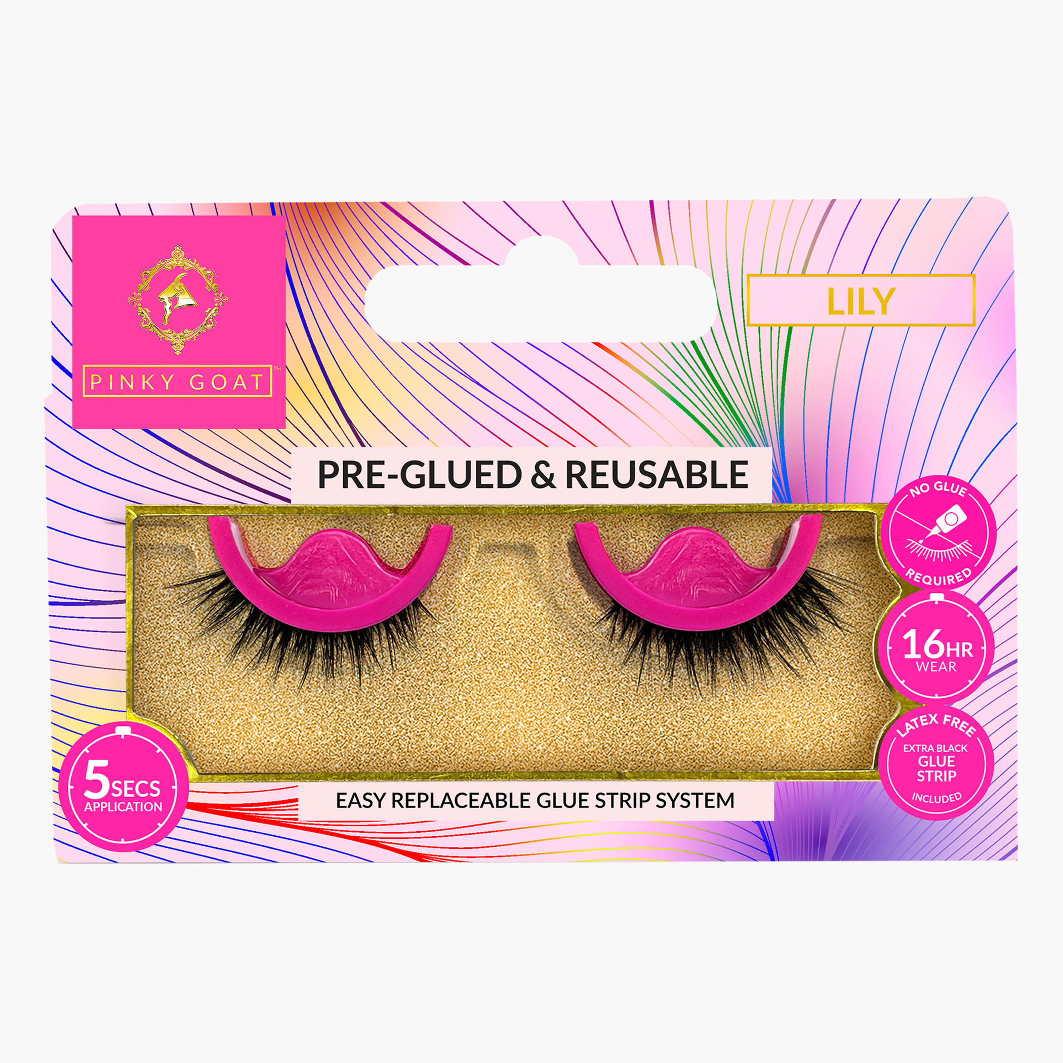 رموش ملصقة مسبقا وقابلة لإعادة الاستخدام من بينكي جوت-beautyandpersonalcare-makeup-eyes-falselashes-image-1