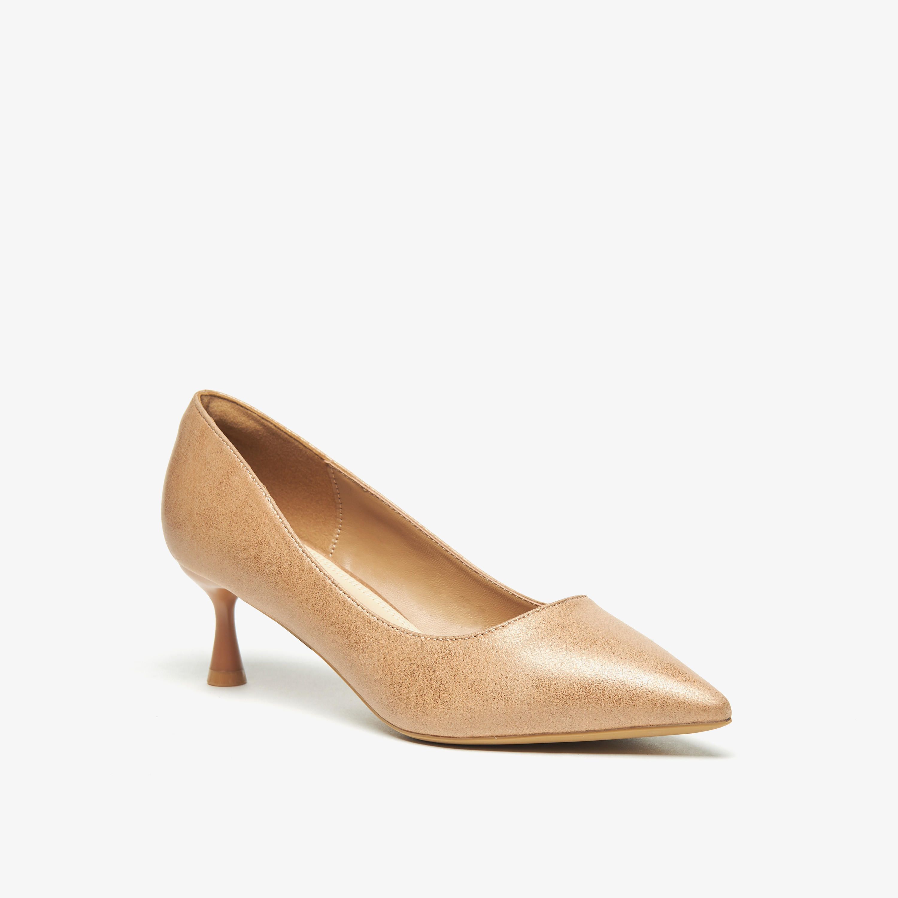 حذاء كلاسيكي سهل الارتداء بكعب صغير للنساء من سيليست-women-shoes-heels-image-1