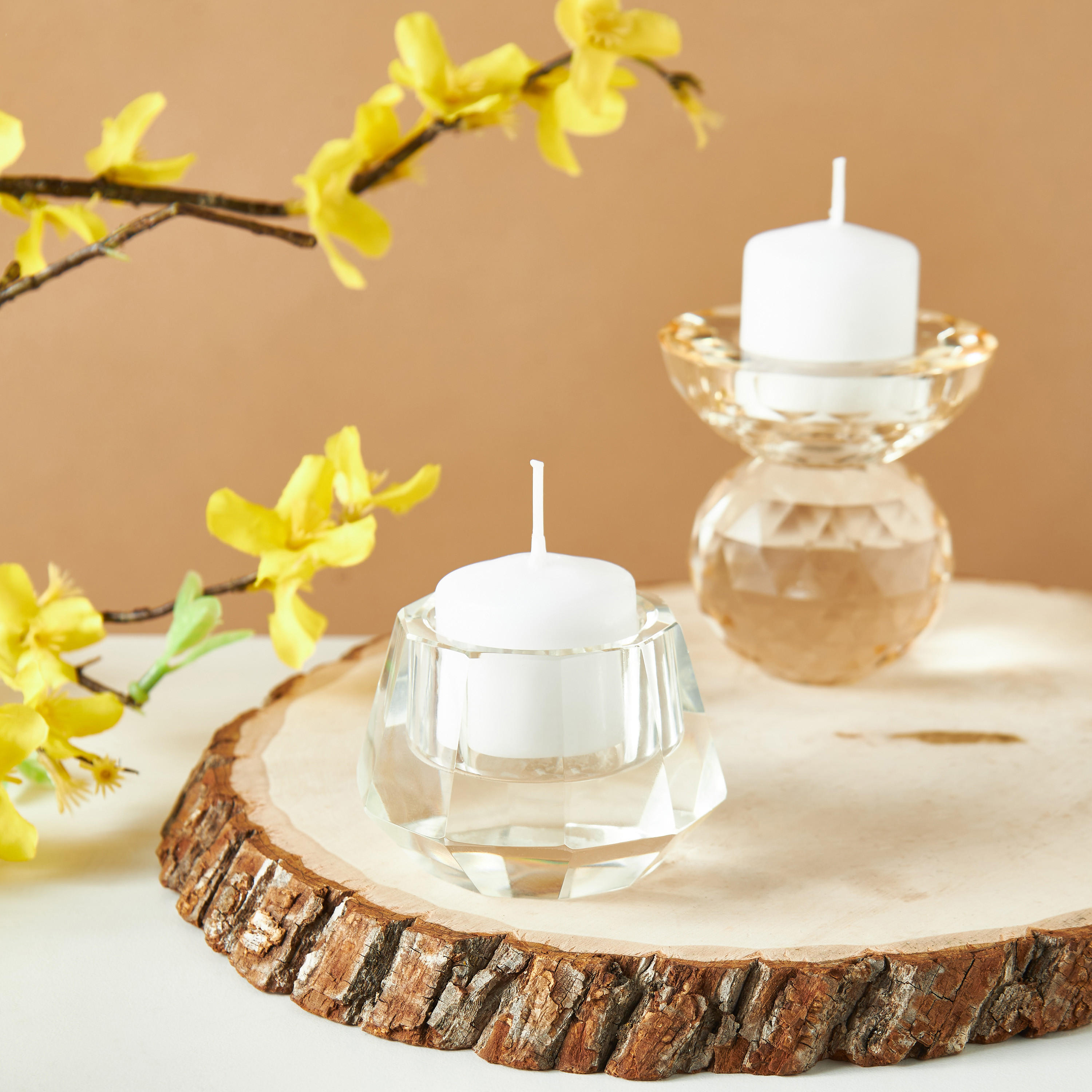 Gia Como Glass Tealight Candleholder - 5 cms-household-decor-candleholdersandlanterns-image-1