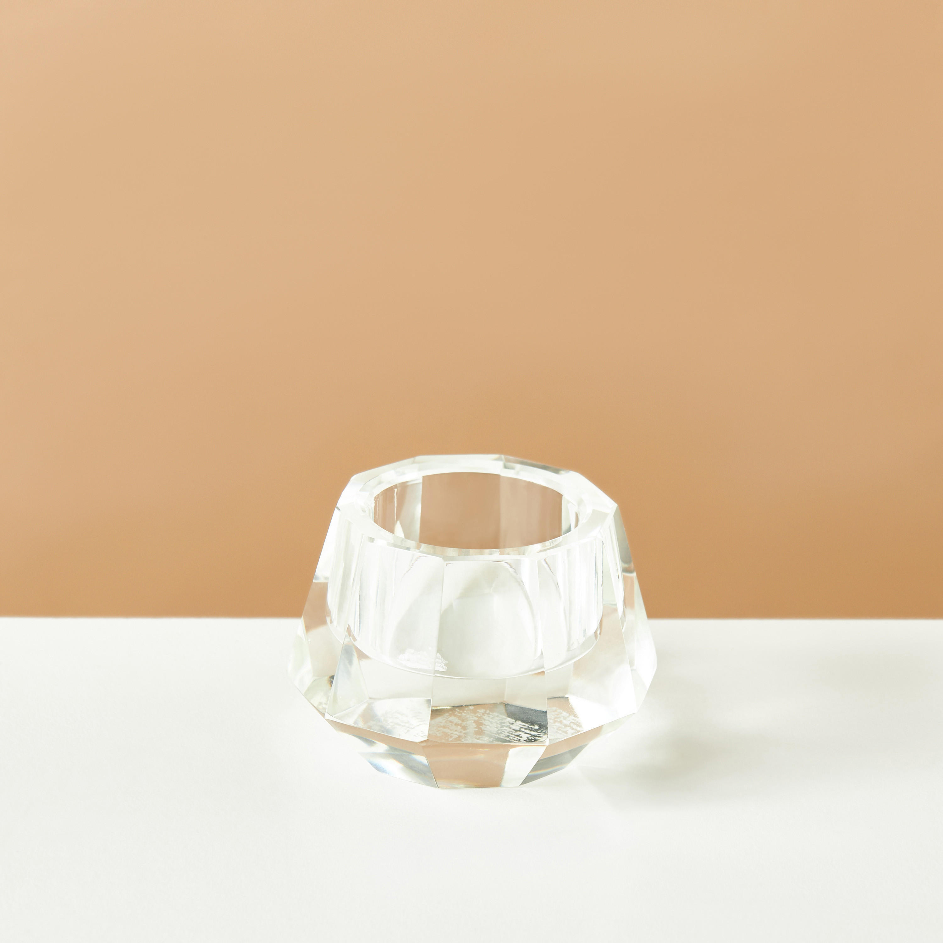 Gia Como Glass Tealight Candleholder - 5 cms-household-decor-candleholdersandlanterns-image-2