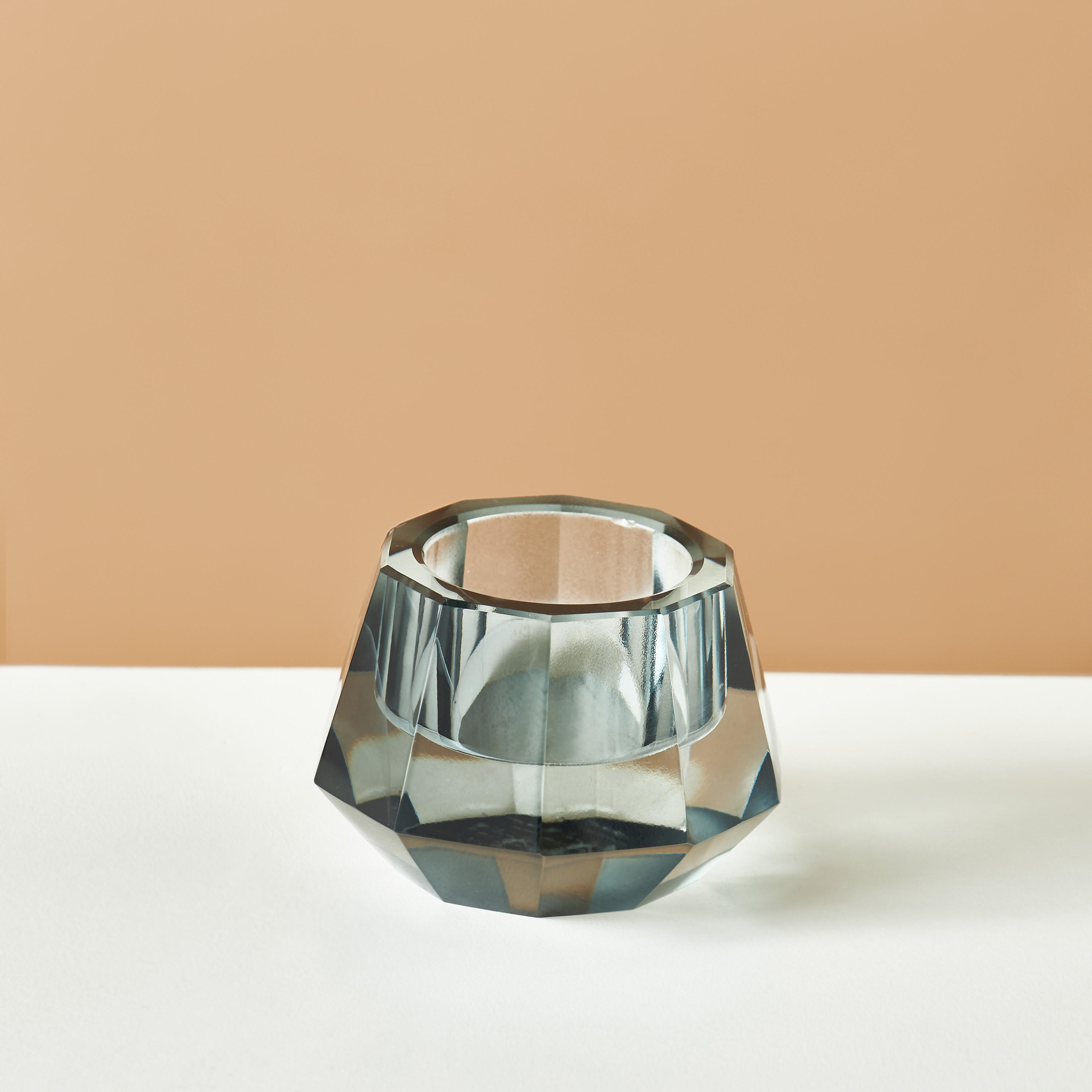 Gia Como Glass Tealight Candleholder - 5 cms-household-decor-candleholdersandlanterns-image-2