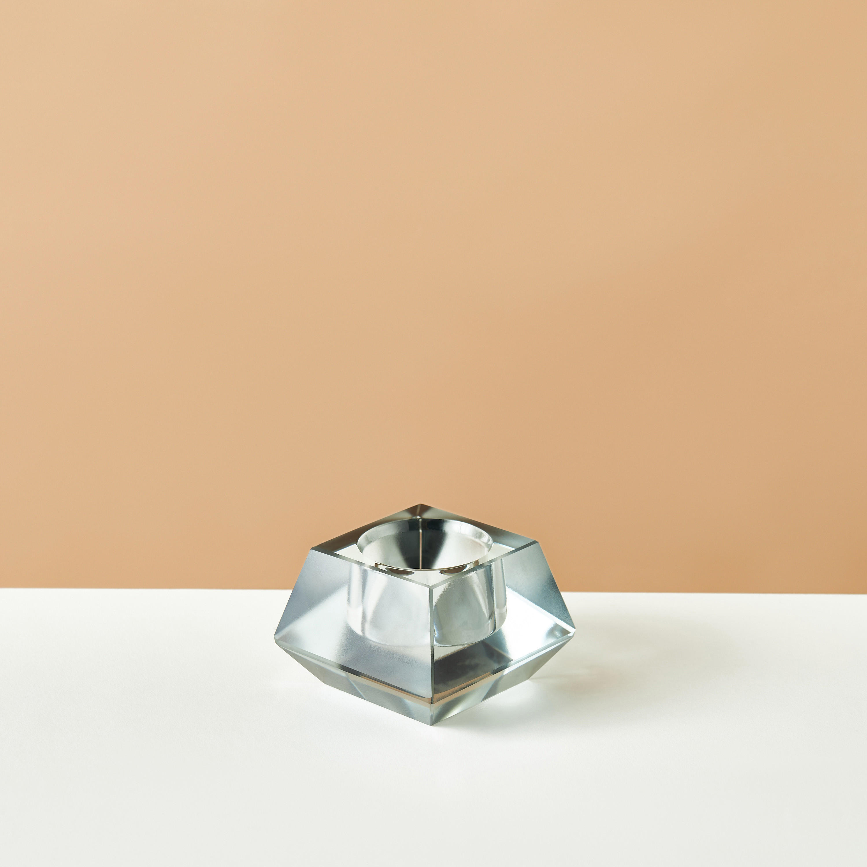 Gia Como Glass Tealight Candleholder - 5 cms-household-decor-candleholdersandlanterns-image-2