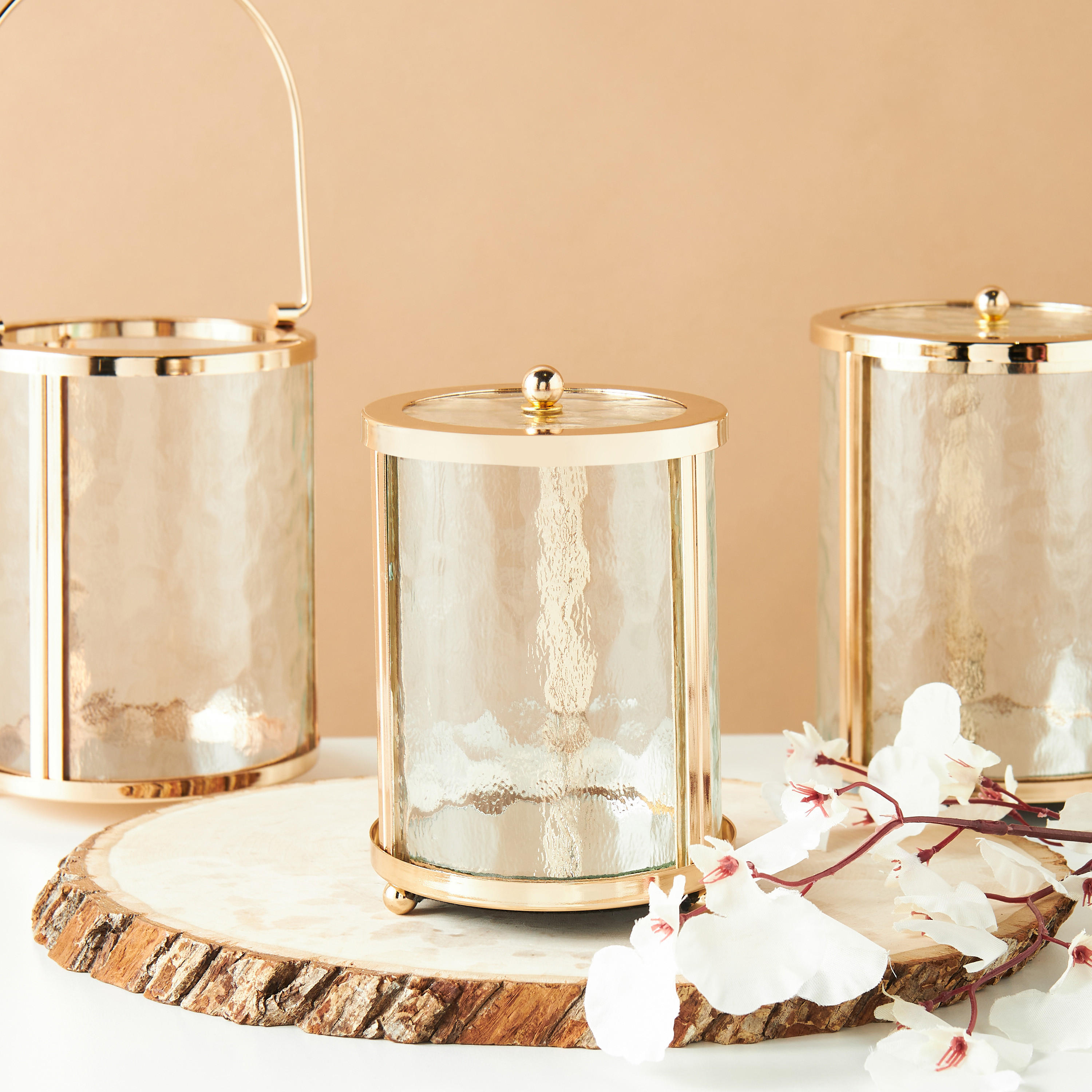 Gia Como Glass and Iron Decorative Jar-household-kitchen-foodstorage-containers-image-1