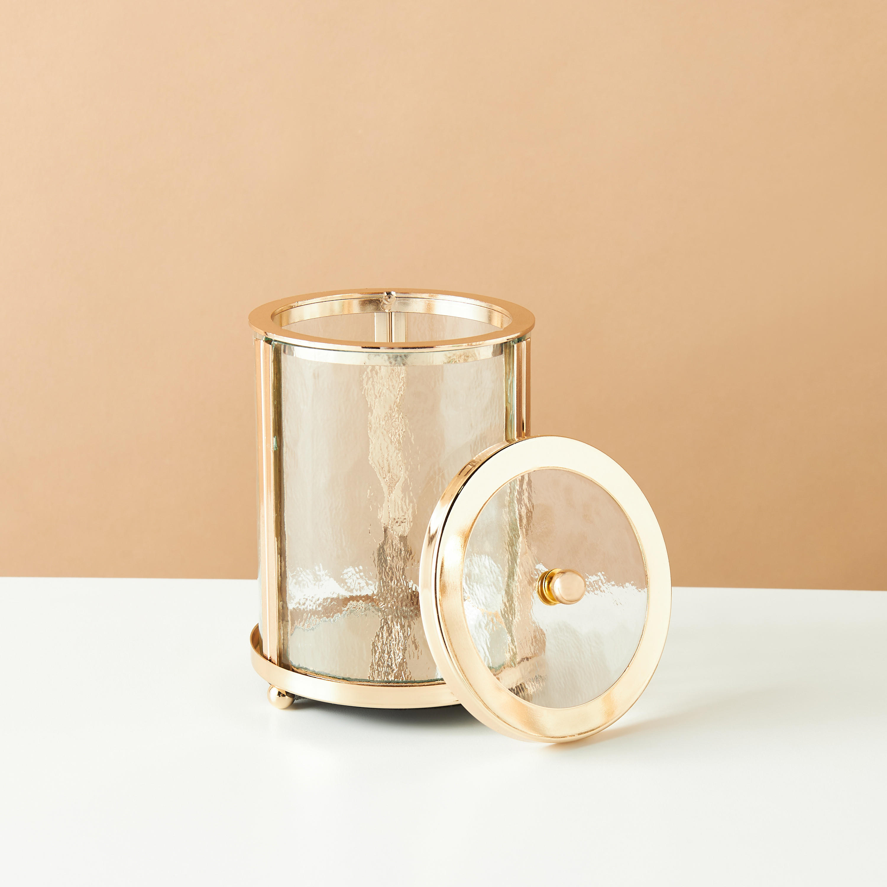 Gia Como Glass and Iron Decorative Jar-household-kitchen-foodstorage-containers-image-2