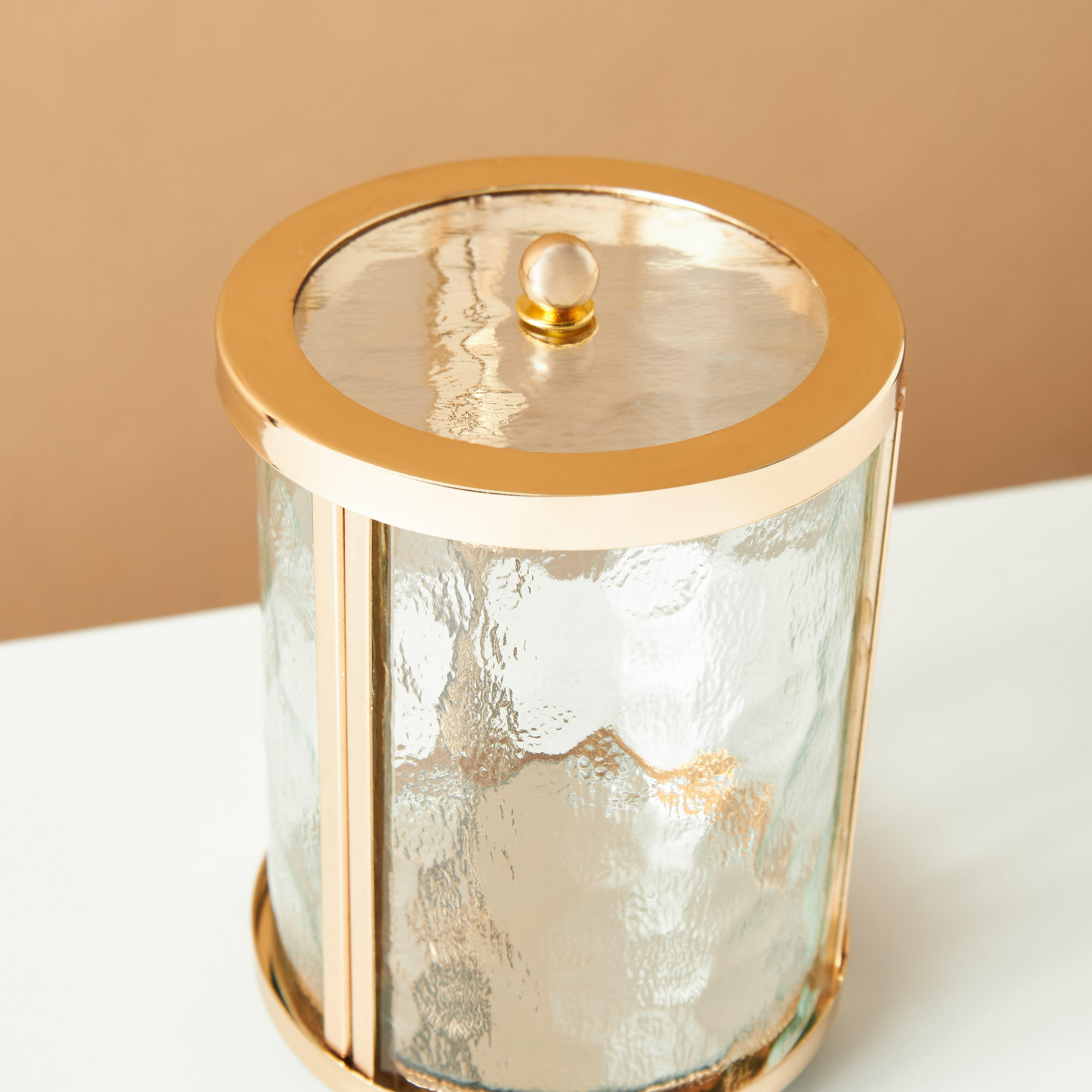 Gia Como Glass and Iron Decorative Jar-household-kitchen-foodstorage-containers-image-4