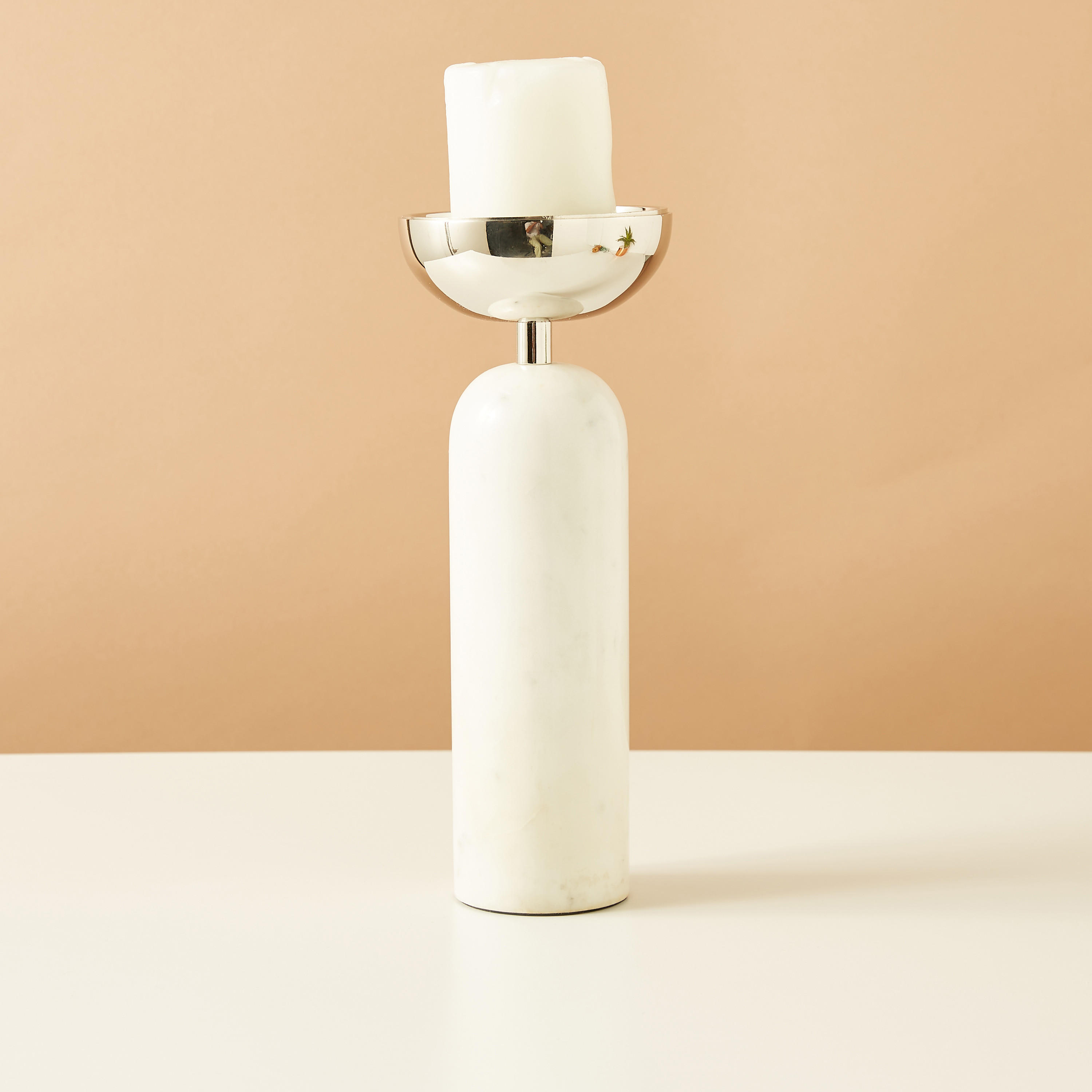 حامل شموع عمودي سادة من جياكومو - 44 سم-household-decor-candleholdersandlanterns-image-1