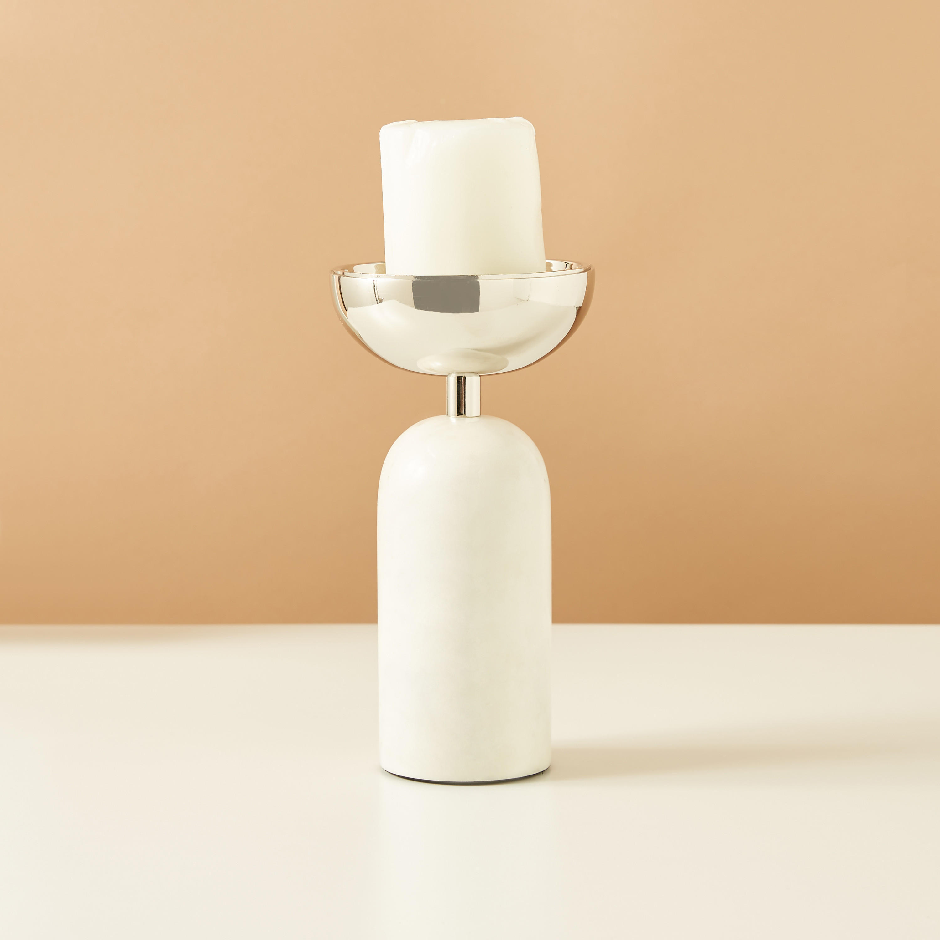 Gia Como Solid Pillar Candleholder - 36 cms-household-decor-candleholdersandlanterns-image-1