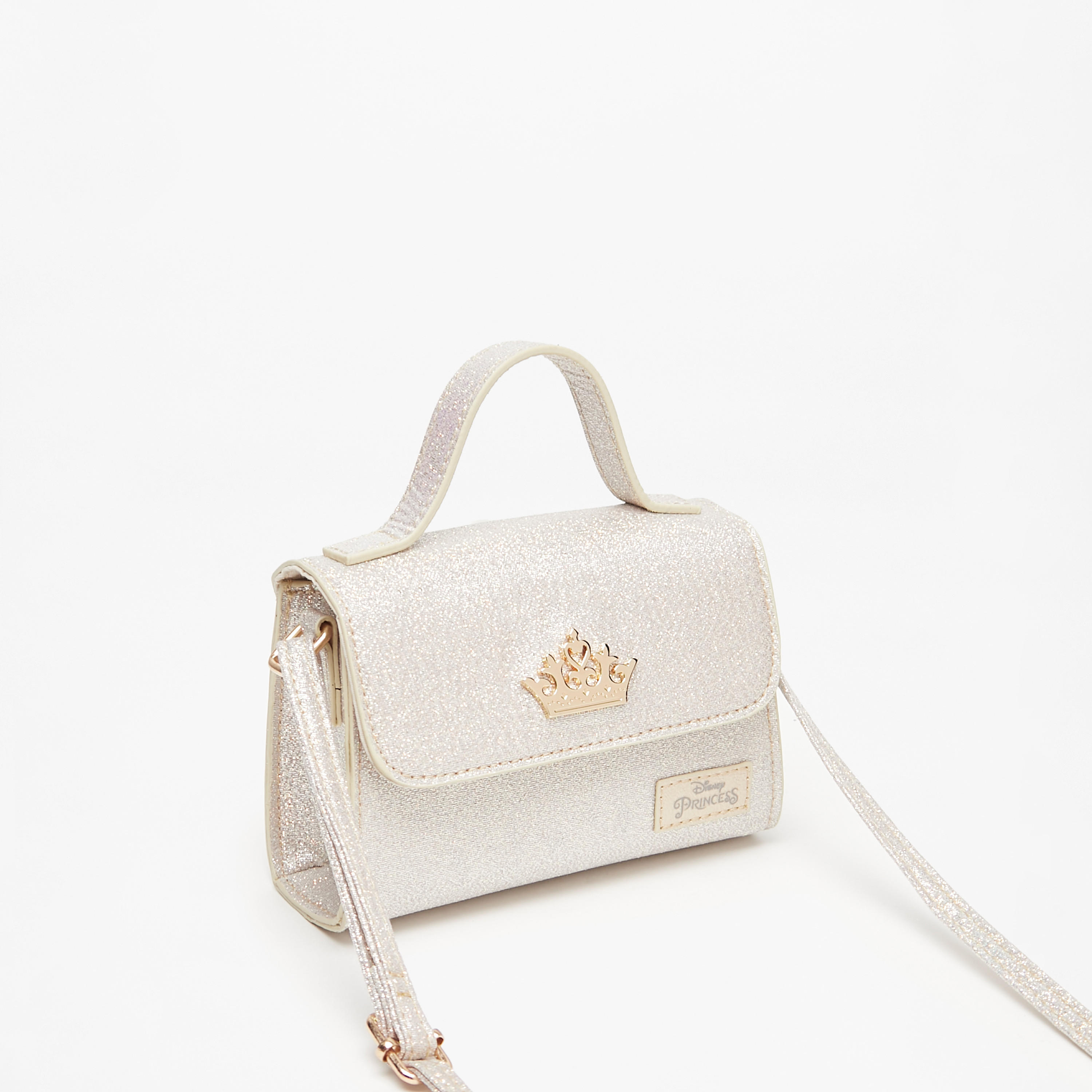 Disney Textured Satchel Bag with Handle and Magnetic Closure-girls-accessories-bags-image-2
