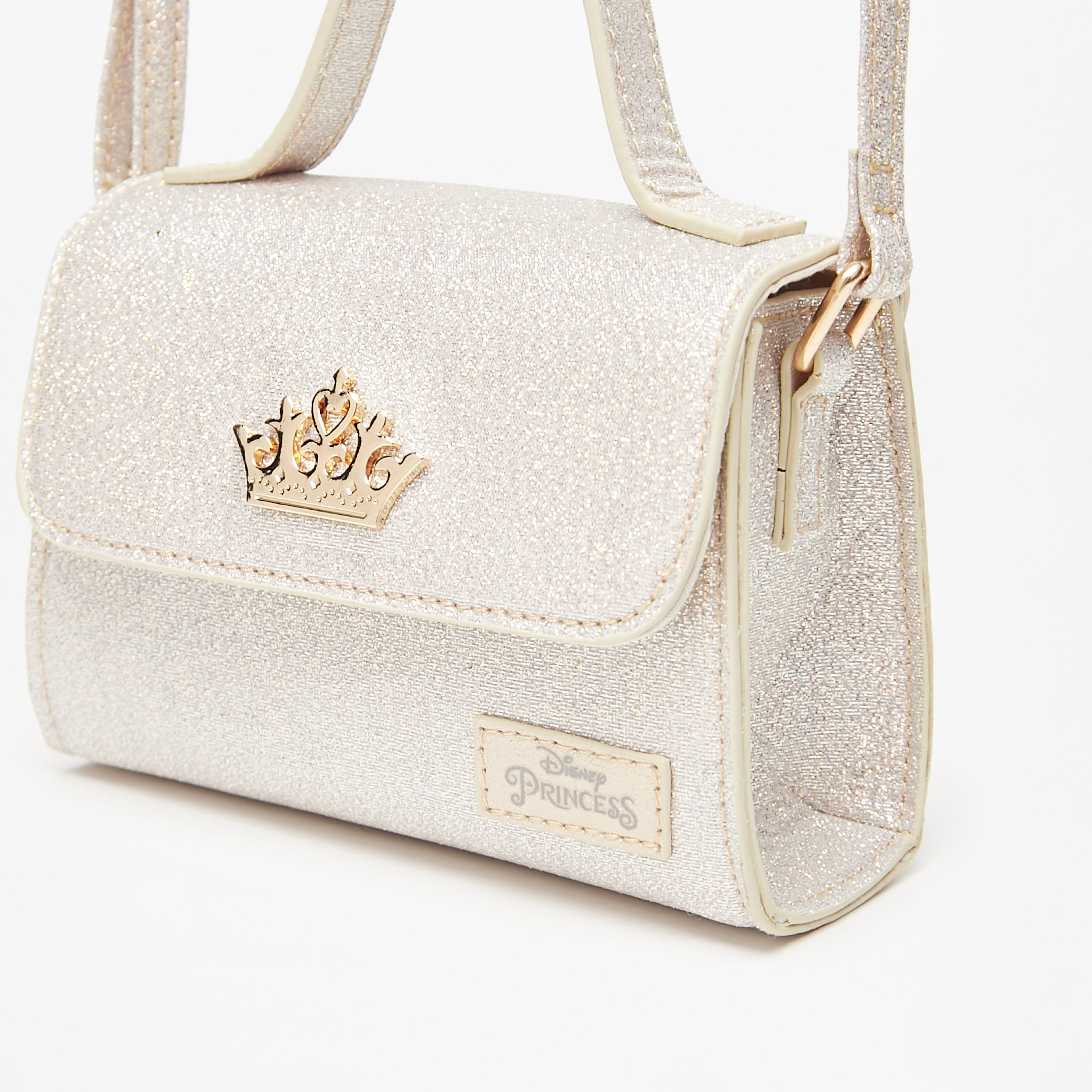 Disney Textured Satchel Bag with Handle and Magnetic Closure-girls-accessories-bags-image-3