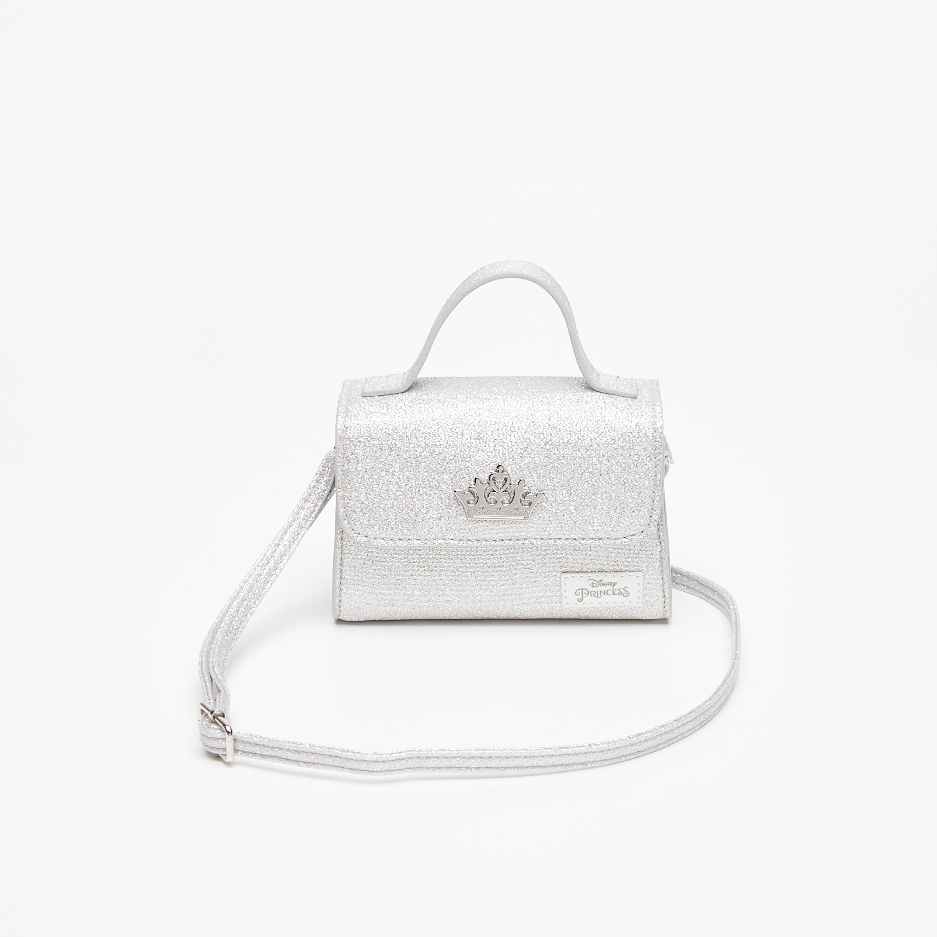 Disney Textured Satchel Bag with Handle and Magnetic Closure-girls-accessories-bags-image-1