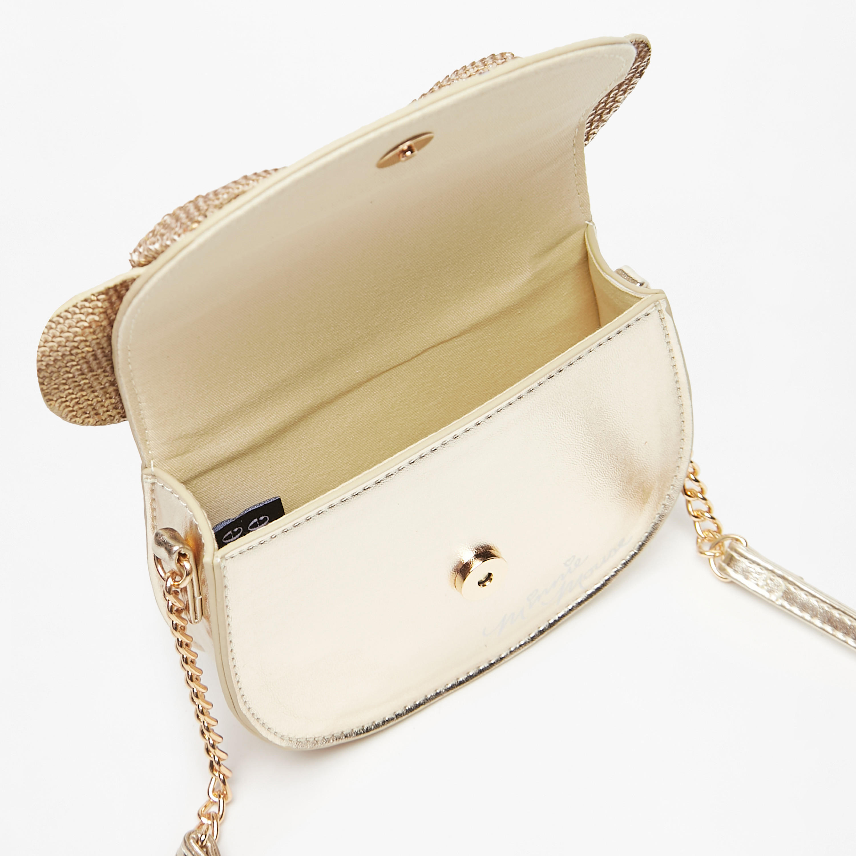 شنطة كروس بودي بزينة ترتر وأذن وفيونكة من ديزني-girls-accessories-bags-image-4