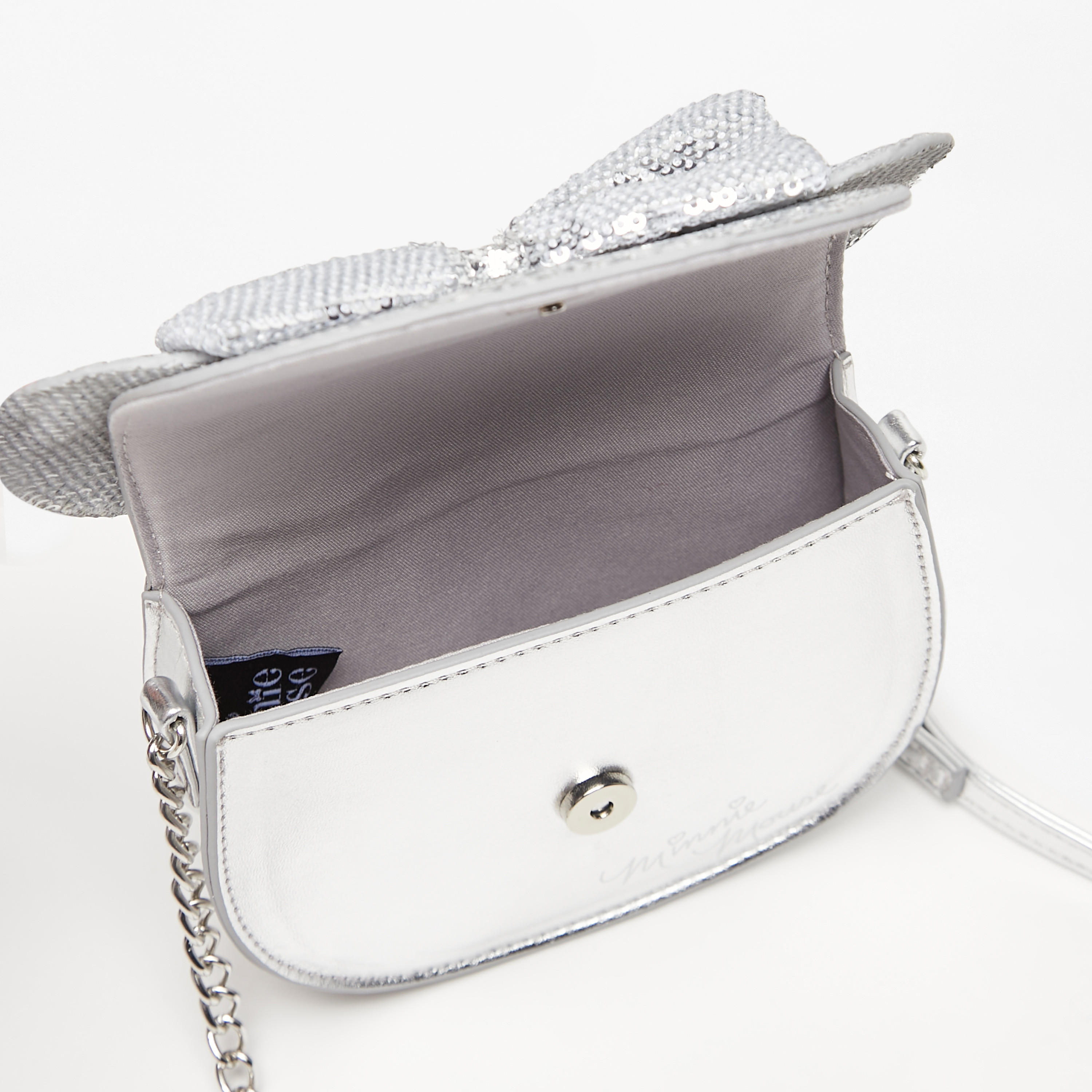 شنطة كروس بودي بزينة ترتر وأذن وفيونكة من ديزني-girls-accessories-bags-image-8