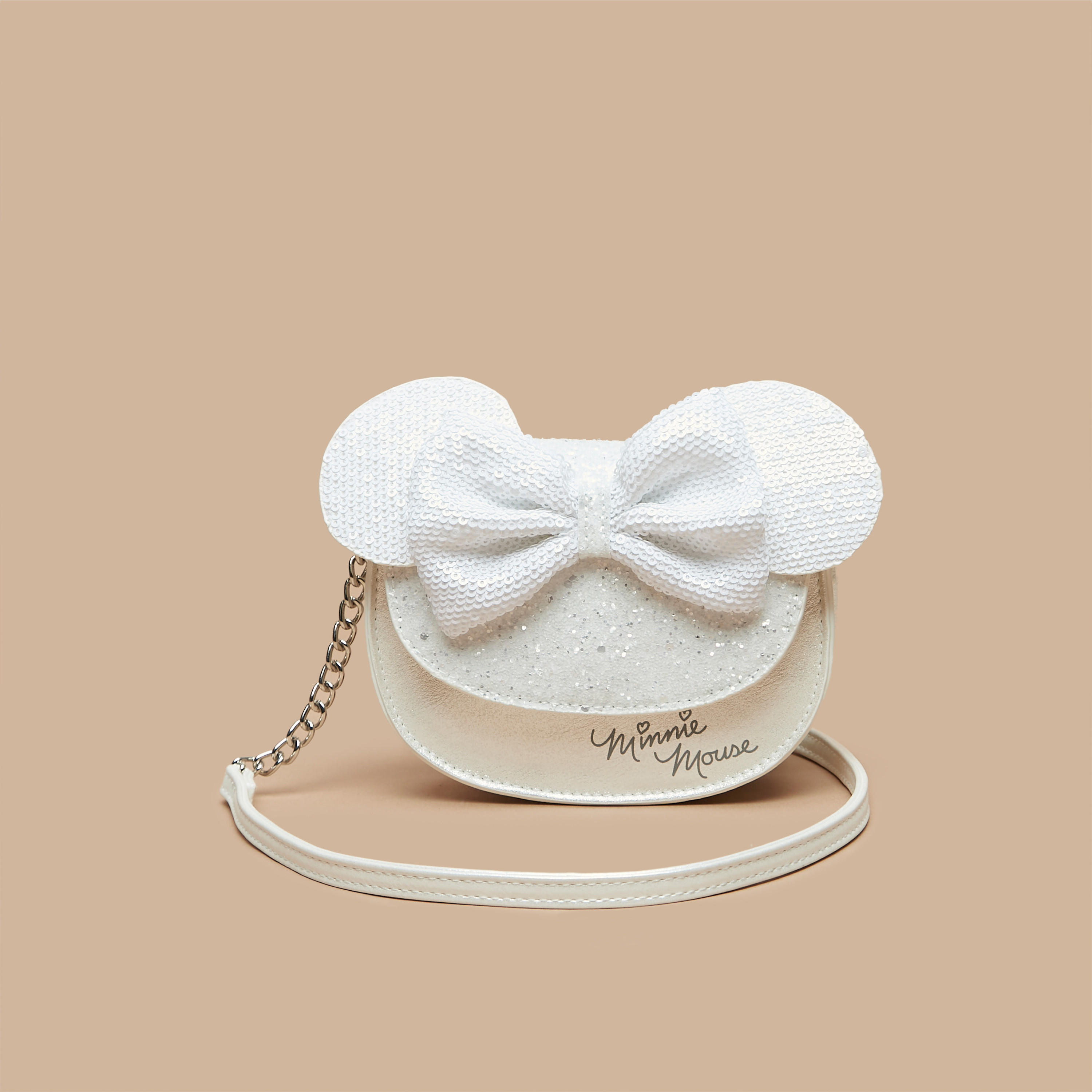 شنطة كروس بودي بزينة ترتر وأذن وفيونكة من ديزني-girls-accessories-bags-image-9