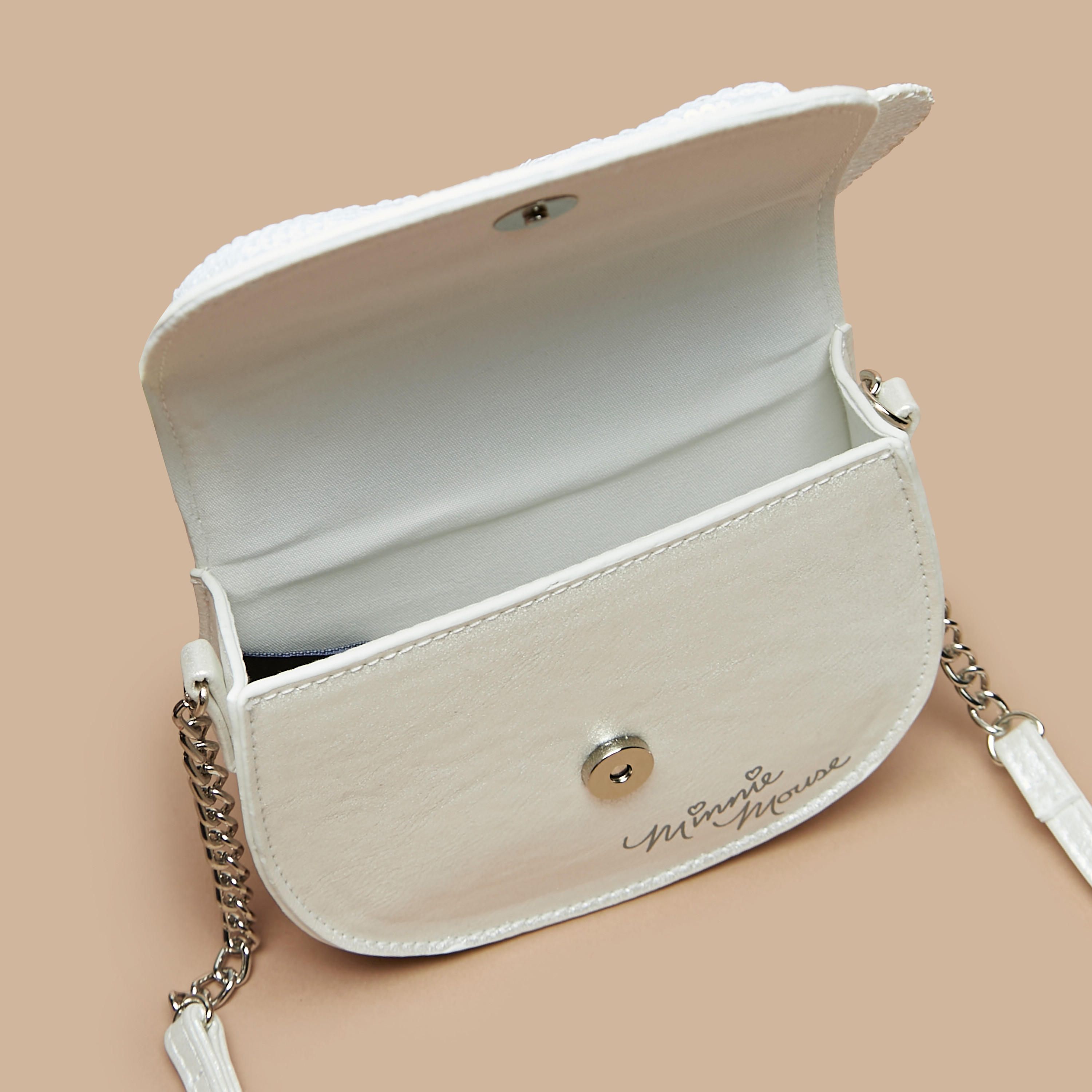 شنطة كروس بودي بزينة ترتر وأذن وفيونكة من ديزني-girls-accessories-bags-image-12