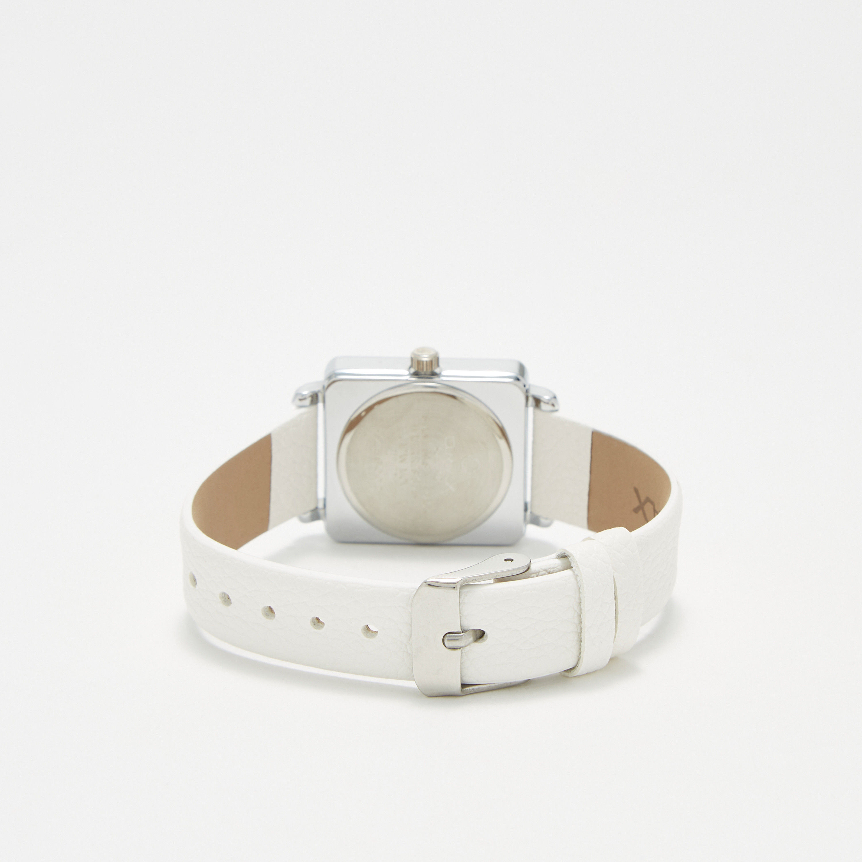 ساعة يد تناظريّة بيضاء بسوار جلد من أوماكس - 00ZES002IW13-women-watchesandjewellery-watches-image-3