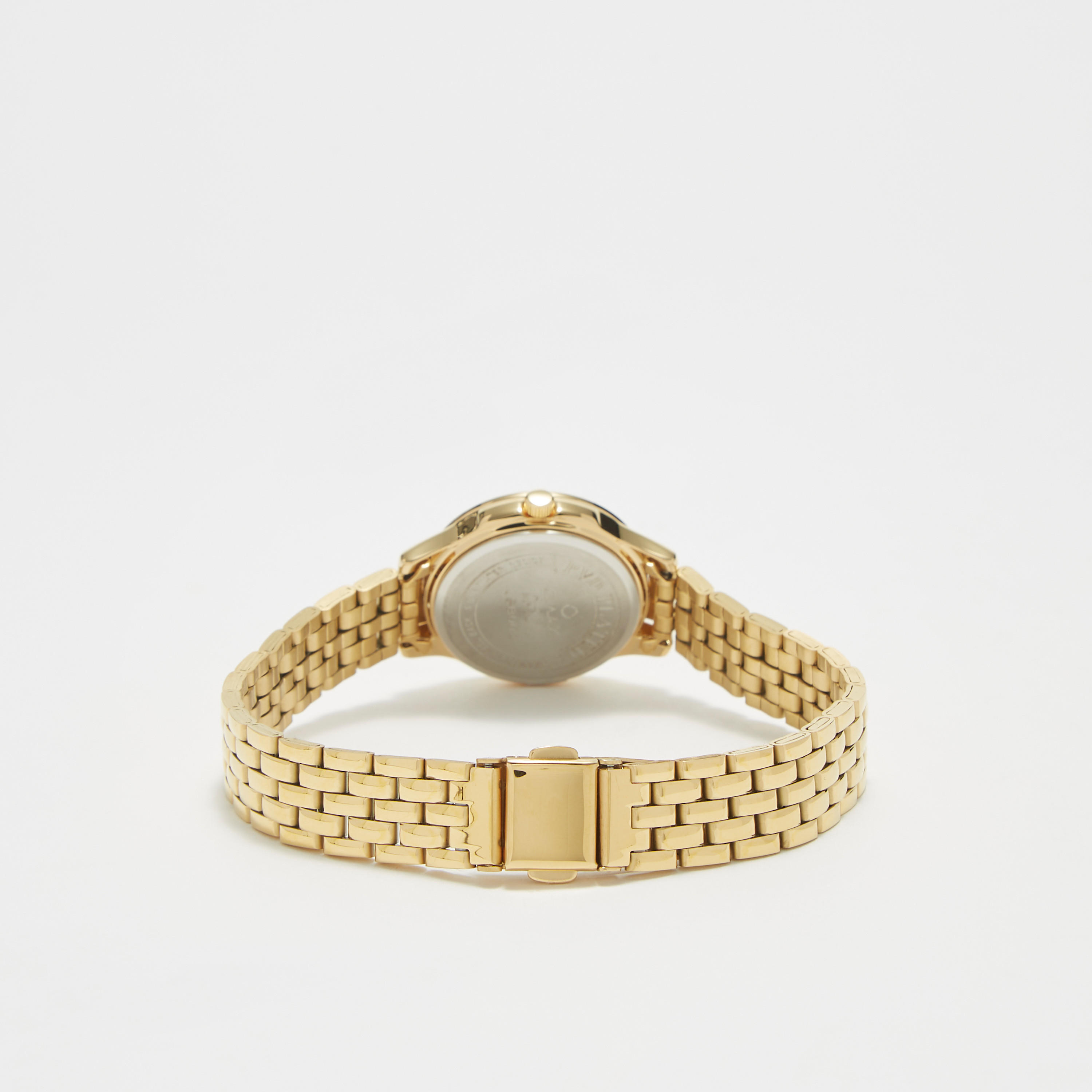 ساعة يد تناظرية ذهبية بحزام ستانلس ستيل للنساء من أوماكس - 00JSB002Q008-women-watchesandjewellery-watches-image-3