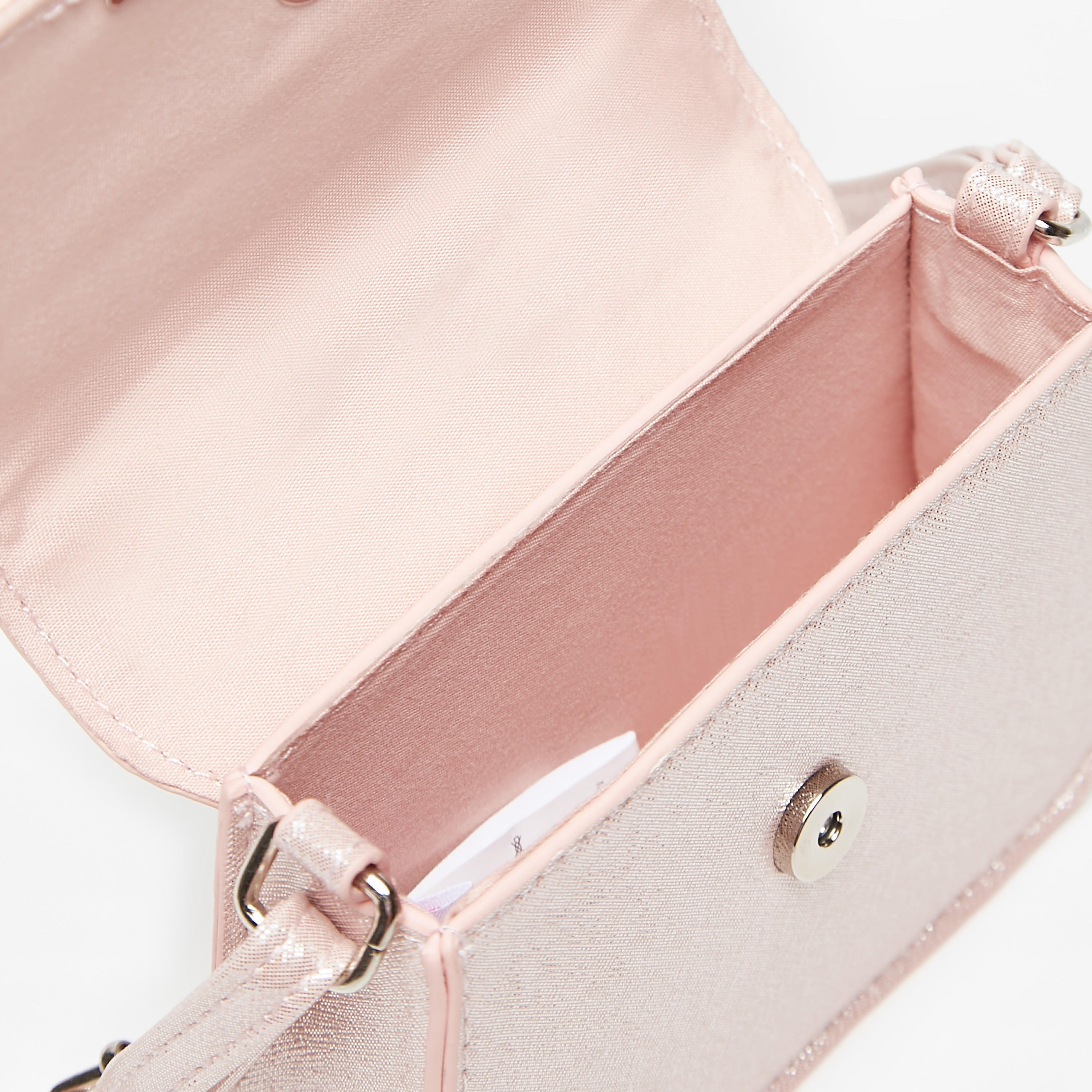 شنطة كروس بودي مزينة بحزام قابل للتعديل وزر إغلاق مغناطيسي من باربي-girls-accessories-bags-image-4
