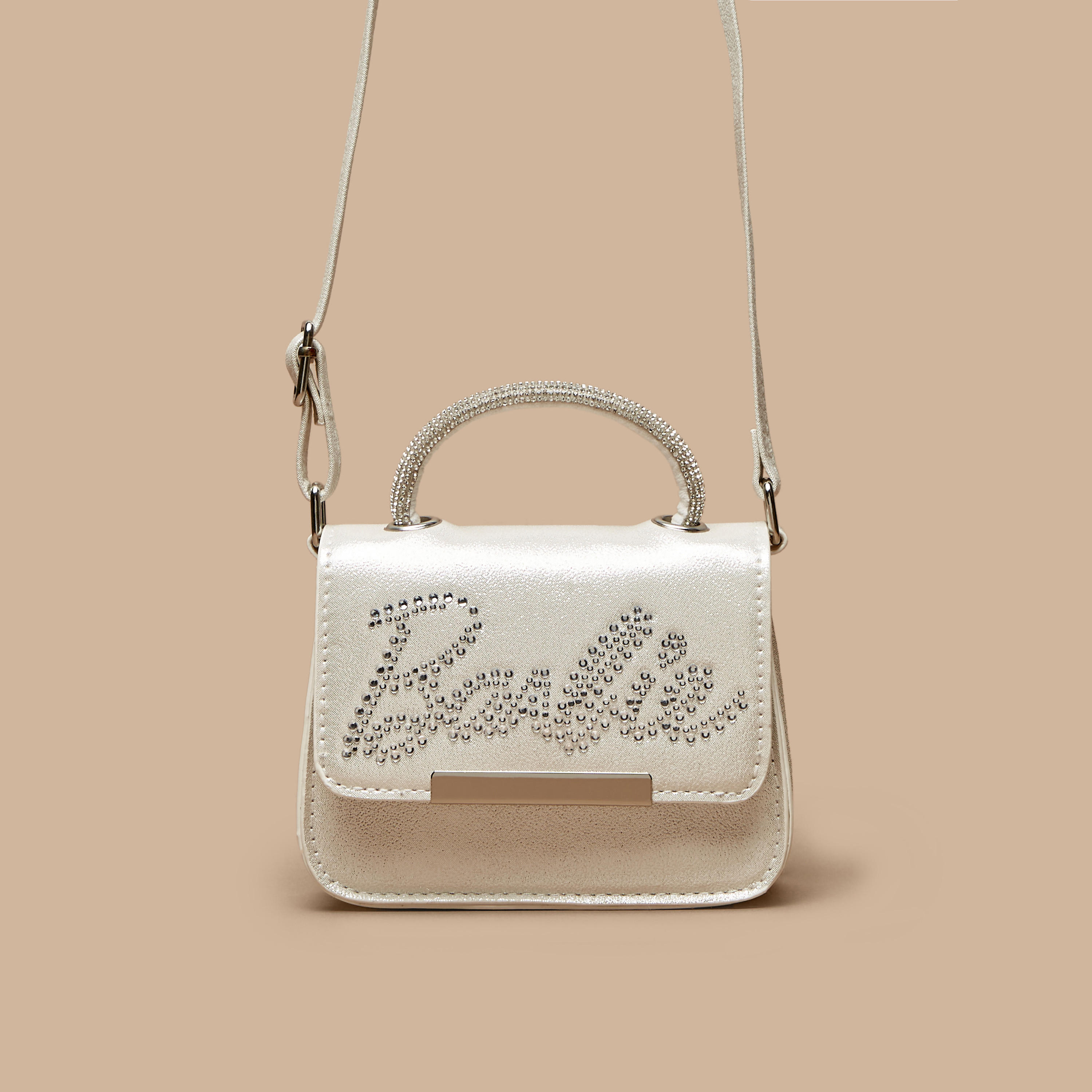 شنطة كروس بودي مزينة بحزام قابل للتعديل وزر إغلاق مغناطيسي من باربي-girls-accessories-bags-image-5