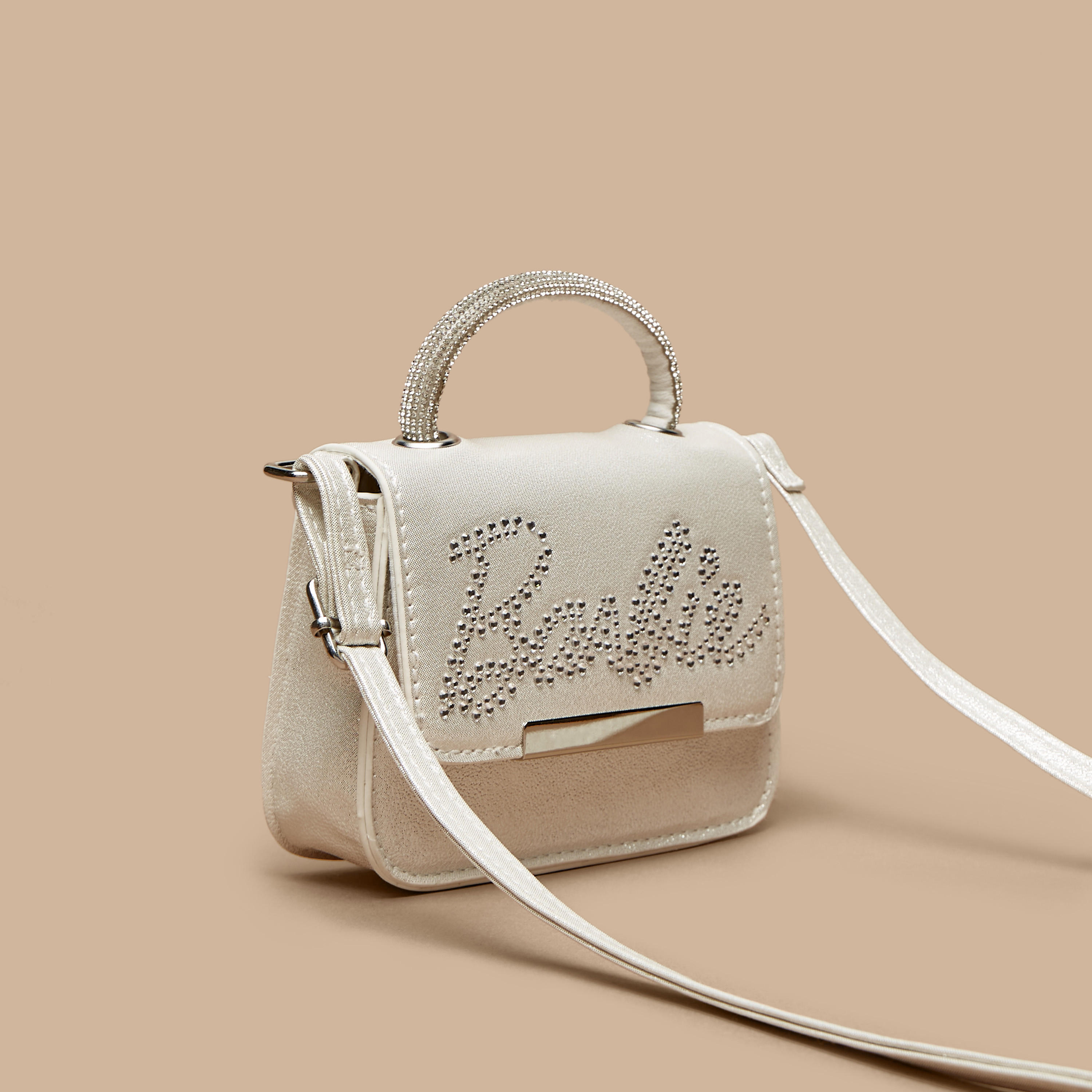 شنطة كروس بودي مزينة بحزام قابل للتعديل وزر إغلاق مغناطيسي من باربي-girls-accessories-bags-image-6