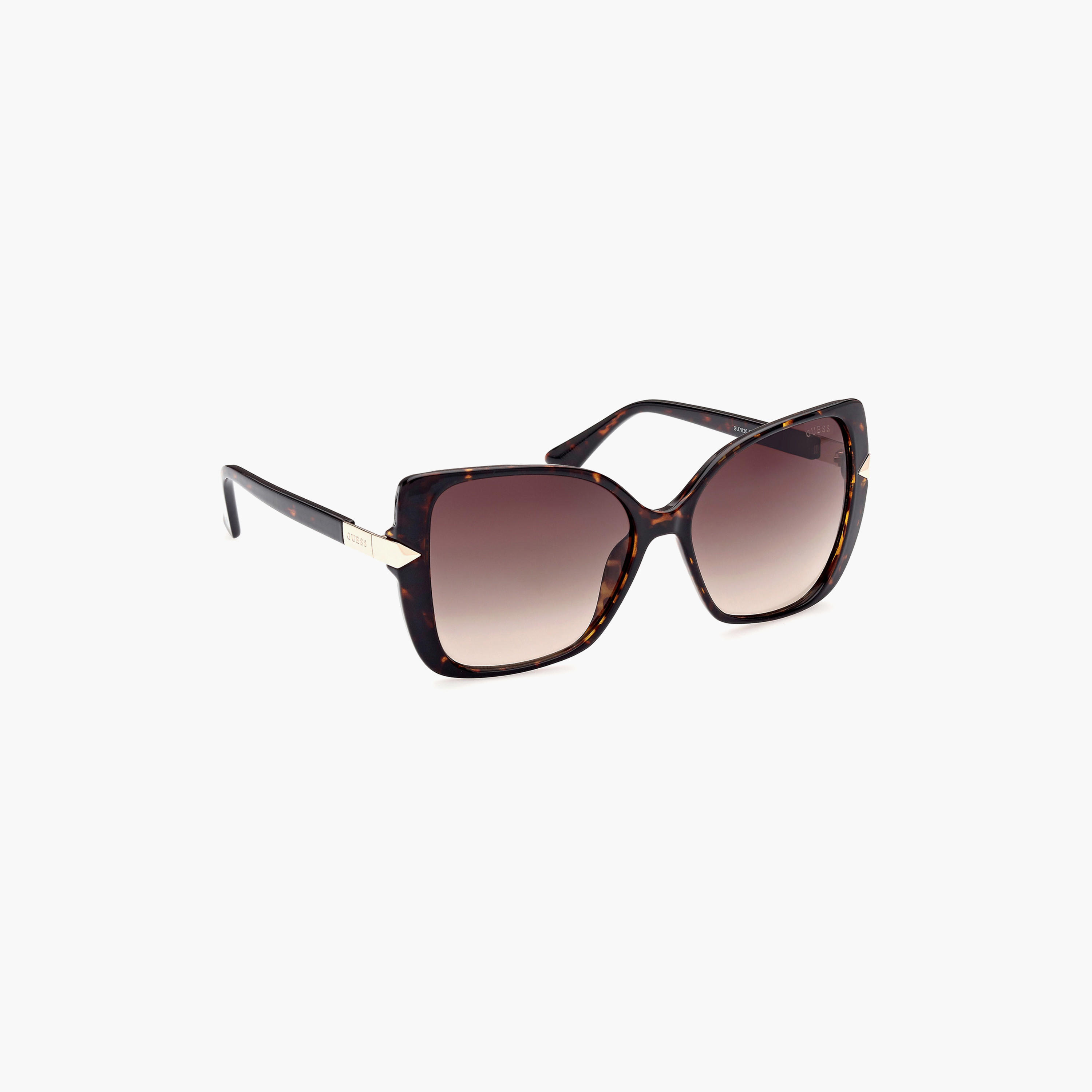 Guess Women's Brown Lens 56 MM Butterfly Sunglasses | GU7820-women-sunglasses-image-2