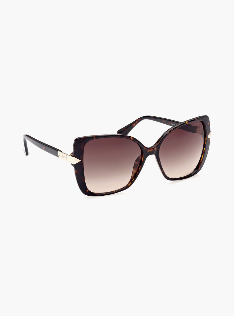 Guess Women's Brown Lens 56 MM Butterfly Sunglasses | GU7820-women-sunglasses-image-2